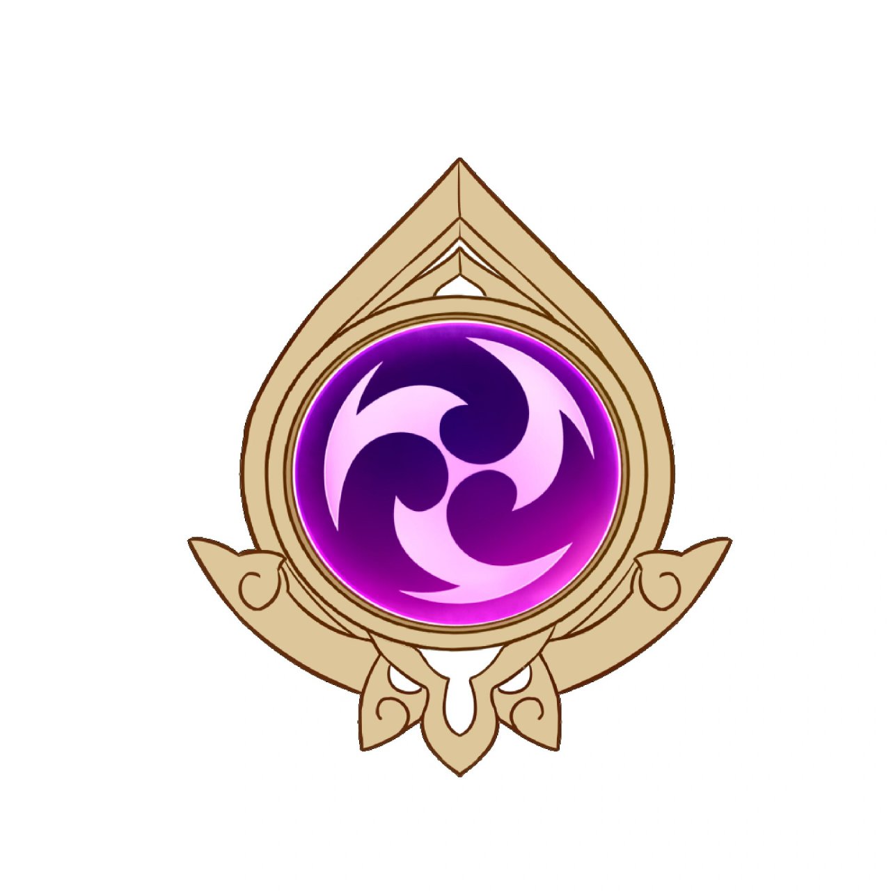 【原神素材】须弥雷系神之眼分享 神之眼素材在p2,png透明底格式请