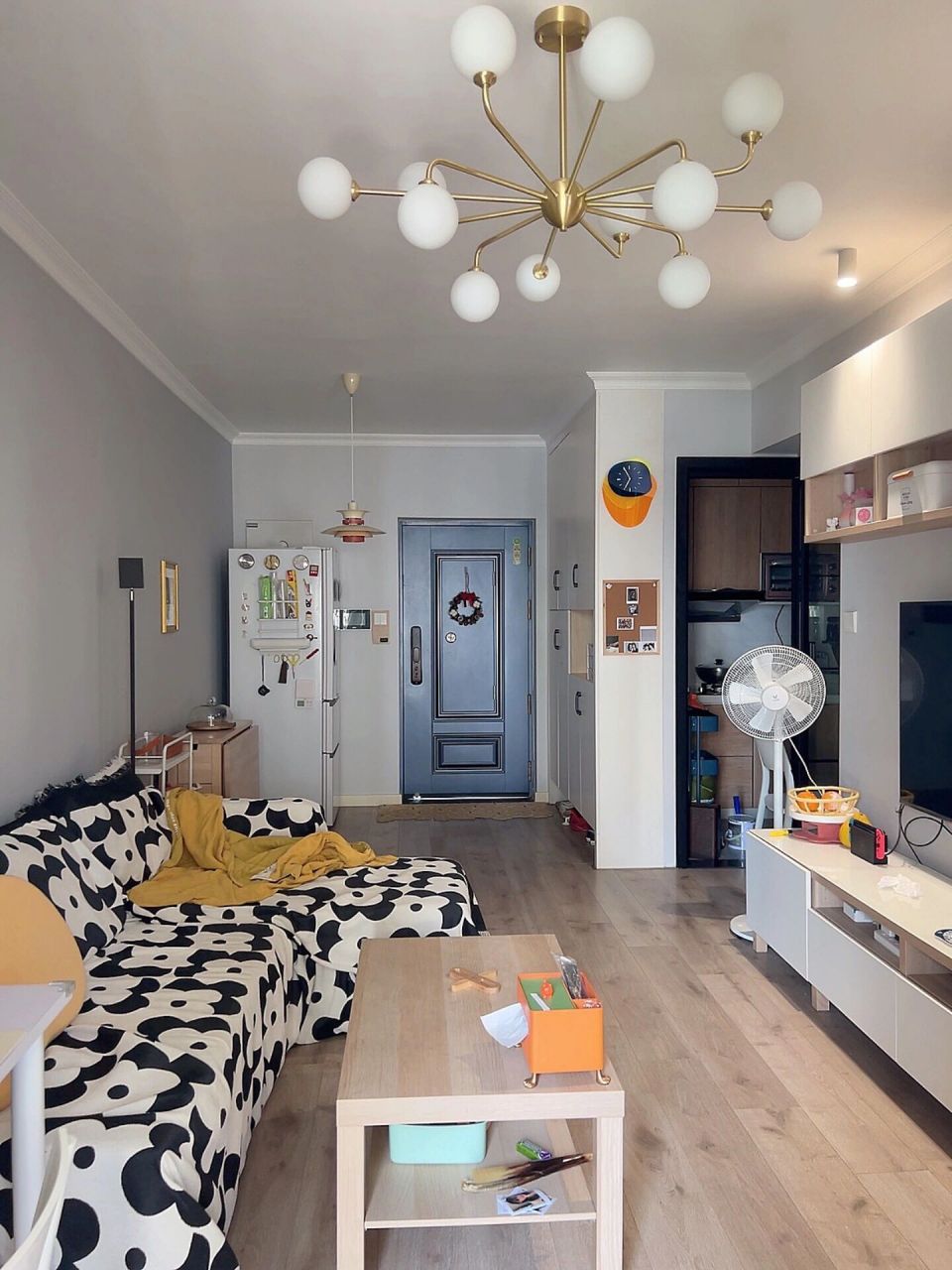 50平的两房一厅 | 入住四年的宜家样板房 入住四年的小房子,预算少简