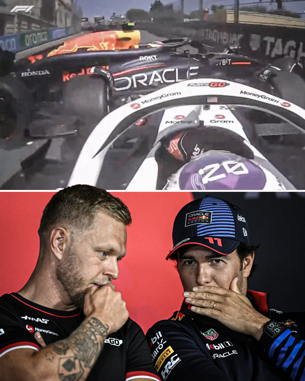 f1 马格努森与佩雷兹第一圈的事故不会有进一步调查,马格努森仅有的2