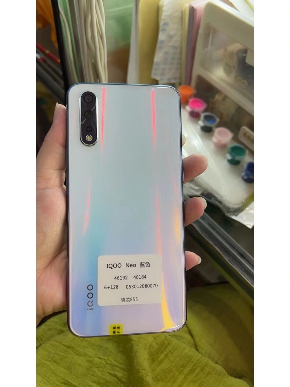 iqoo neo855版,6 128g 高通骁龙855处理器,全原装,全部功能正常无暗病