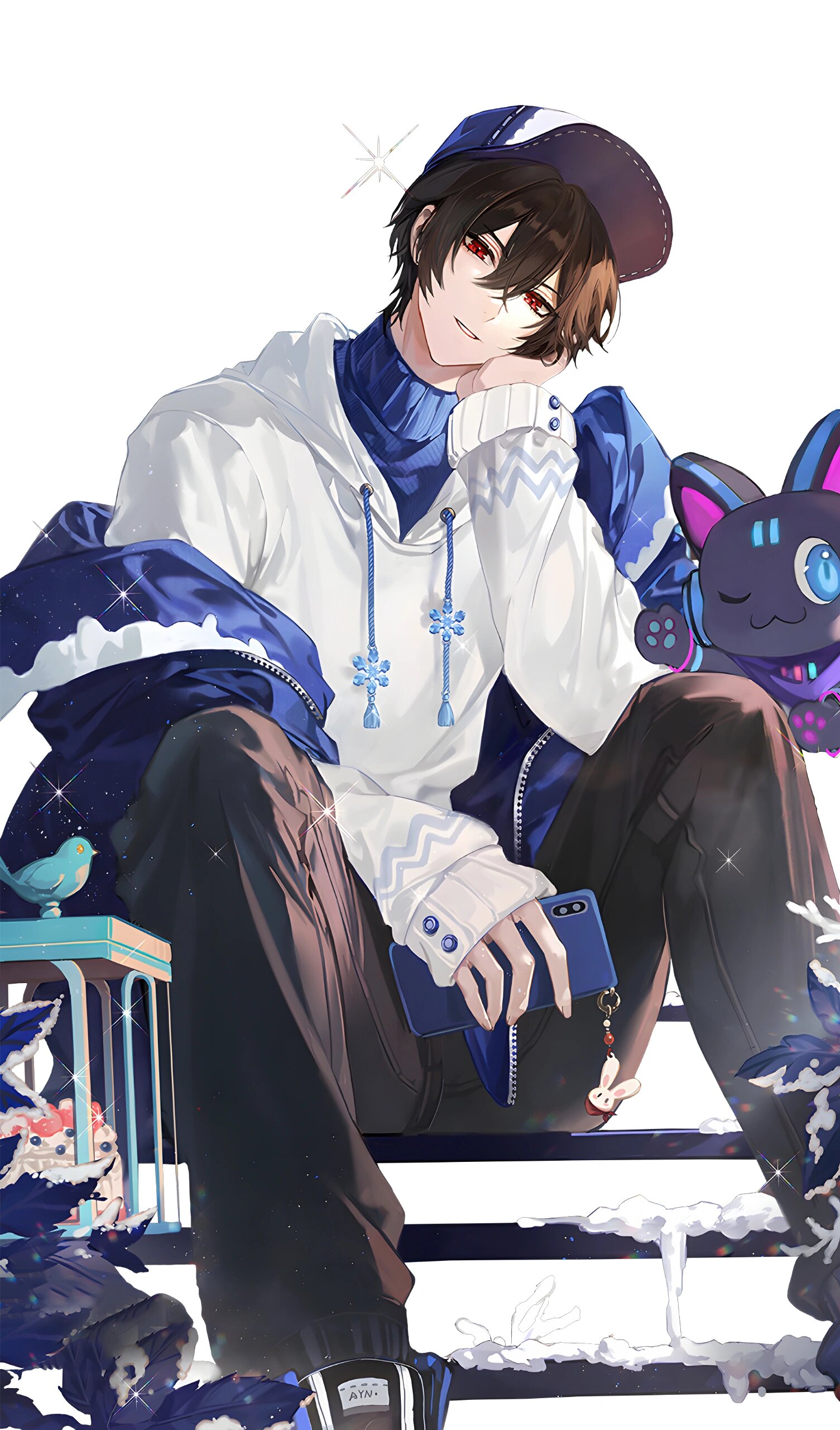 绘旅人丨艾因2023生日·释雪安居·抠图素材 艾因·卡面·免抠抠图流