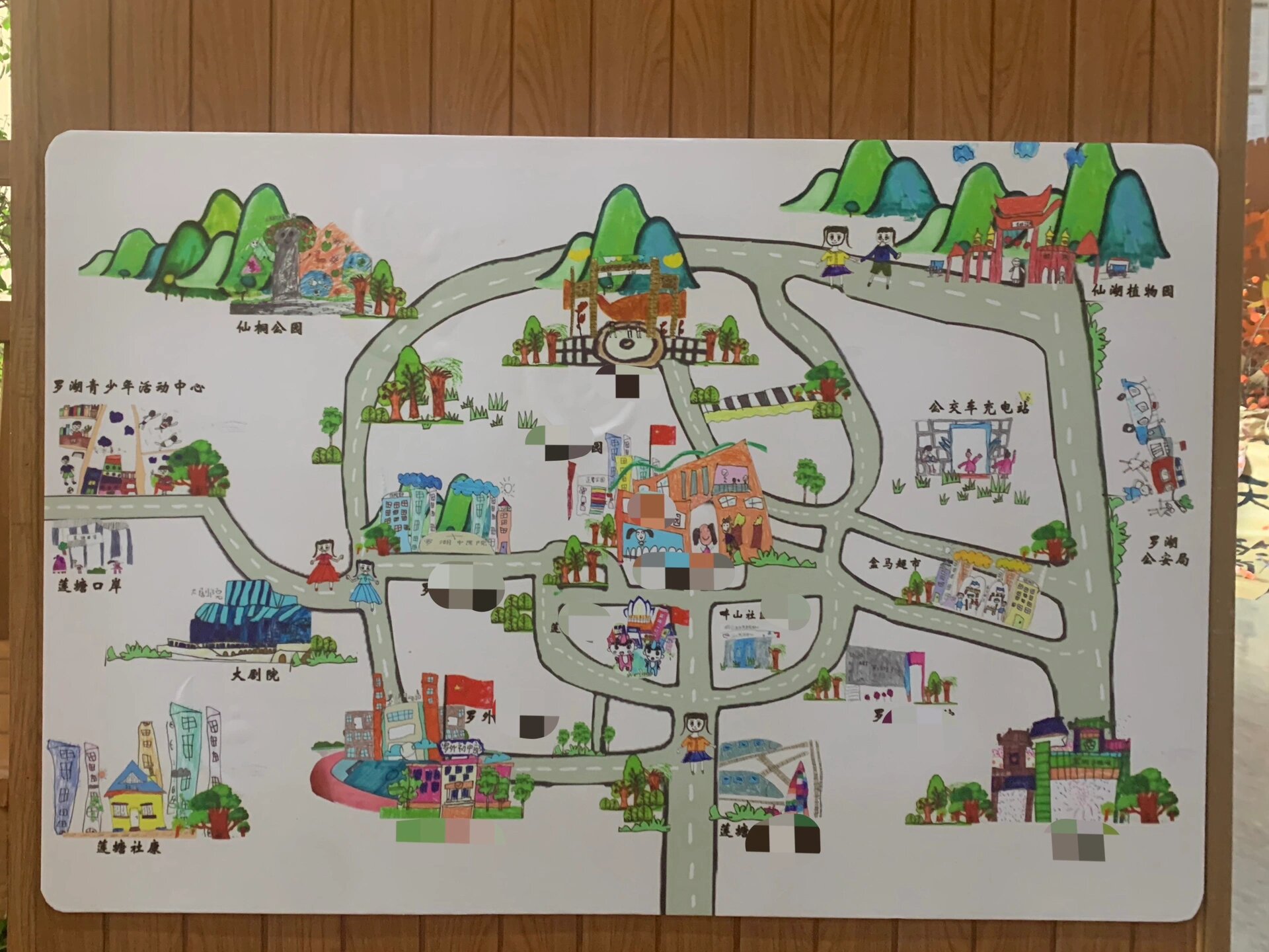 幼儿园社区资源图