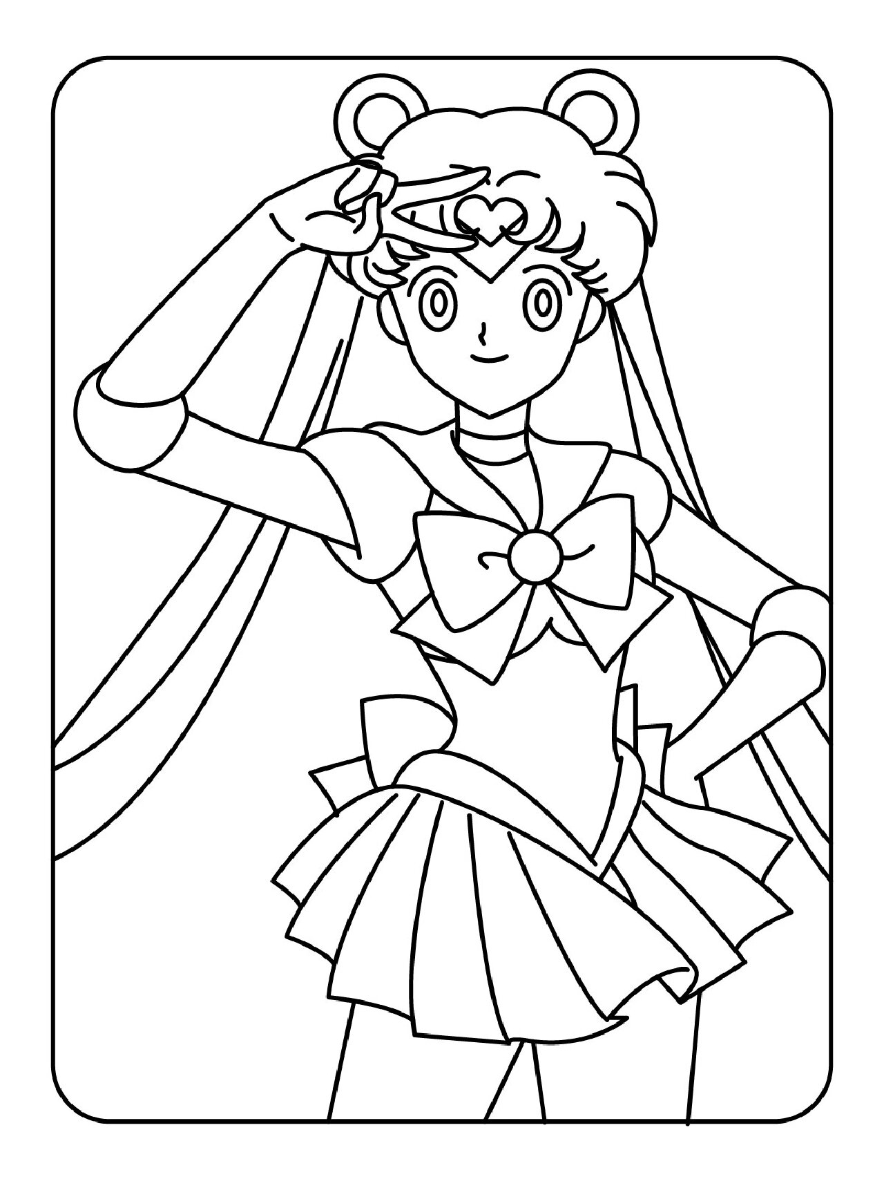 🔥美少女战士涂色素材200张