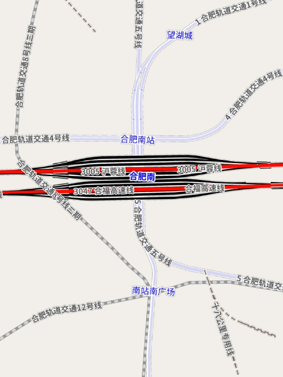 合肥南站地图最新全图图片