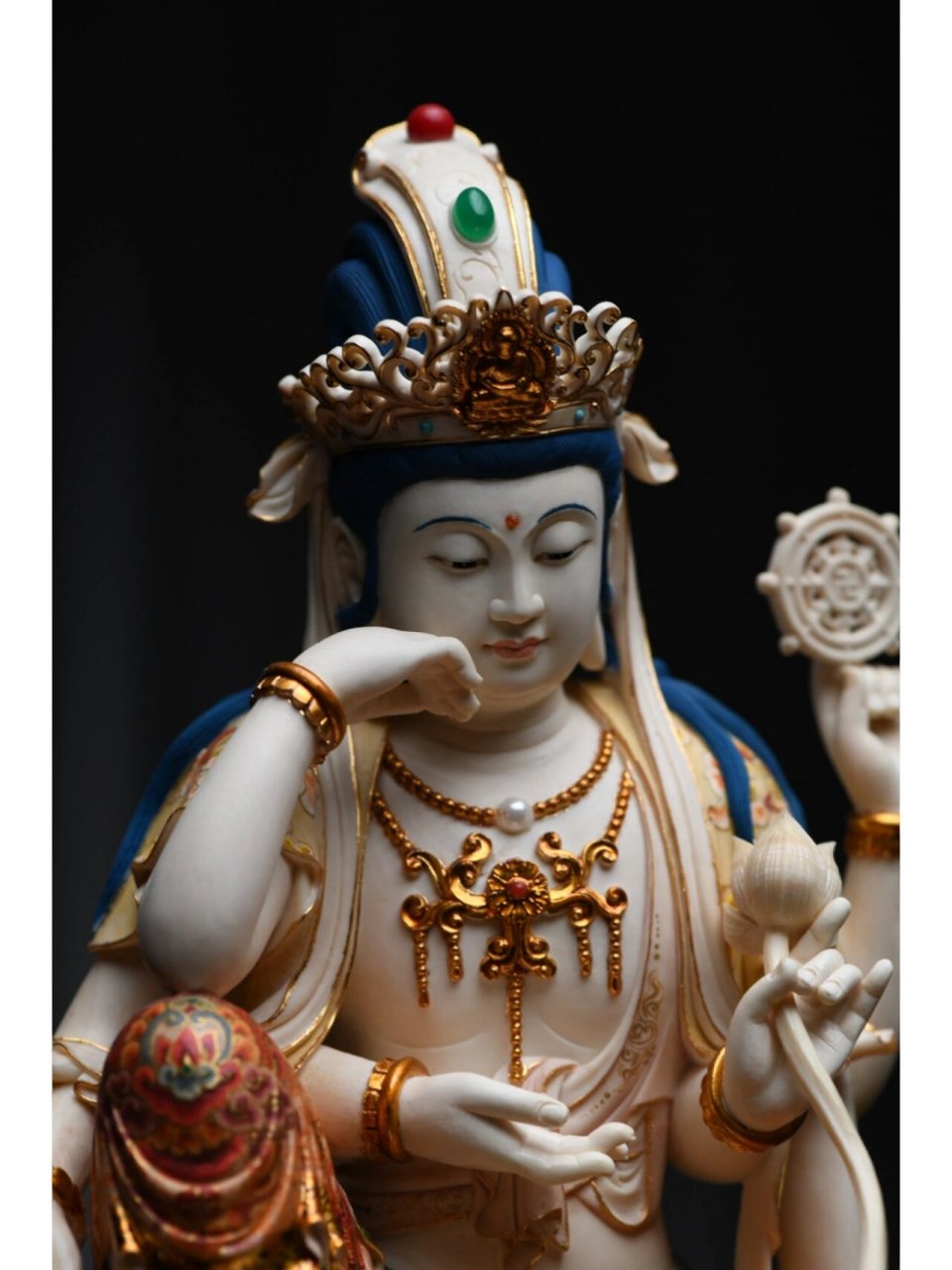 1000件造像丨第190件丨如意轮观音菩萨 作品臻选5a材质雕刻,观音菩萨