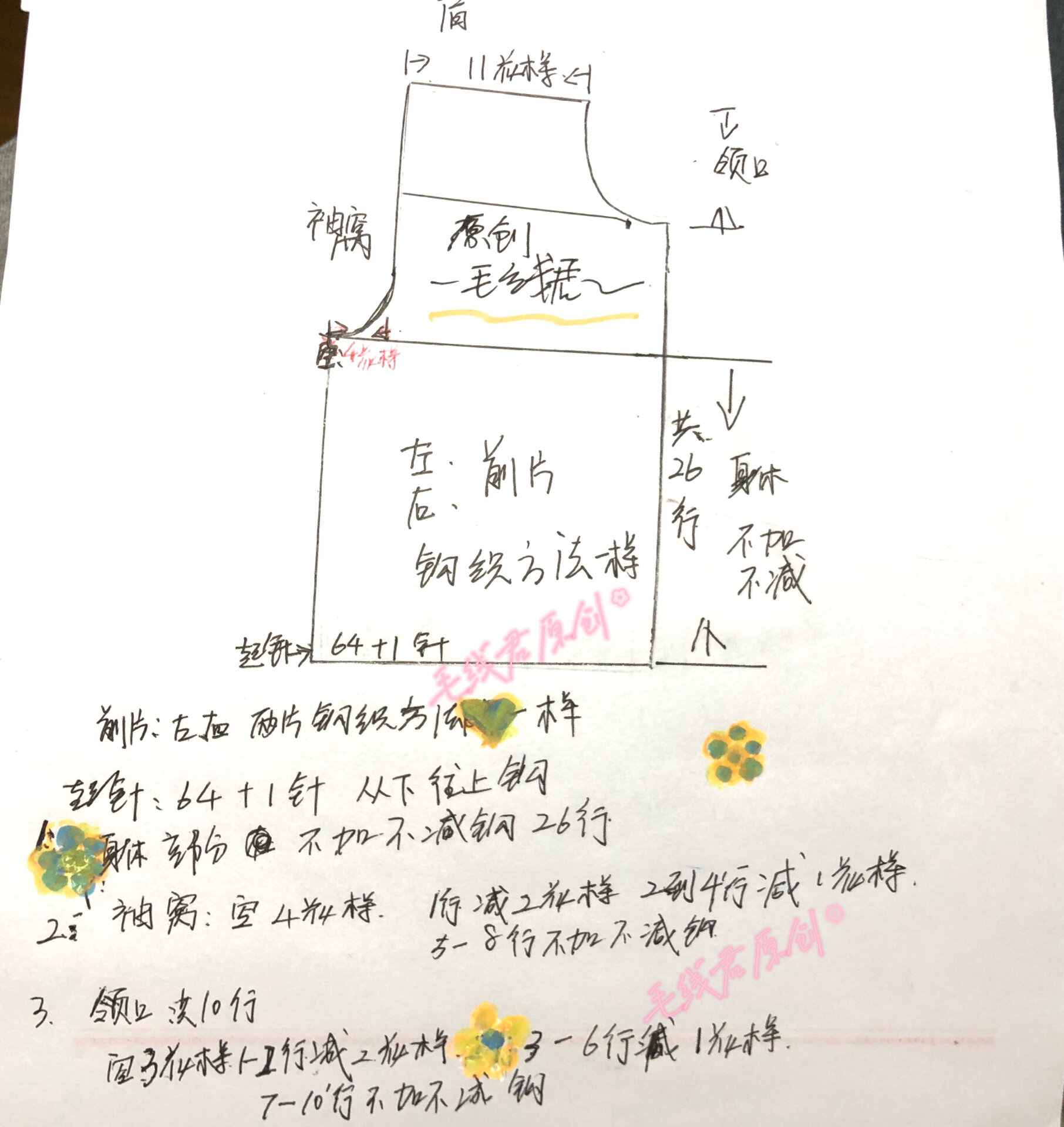 怎样钩毛衣花边图解图片