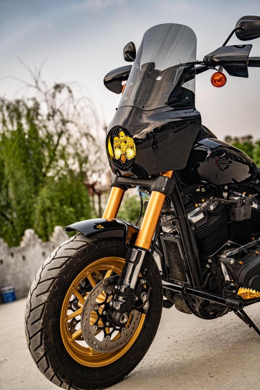 哈雷肥霸club style改装.