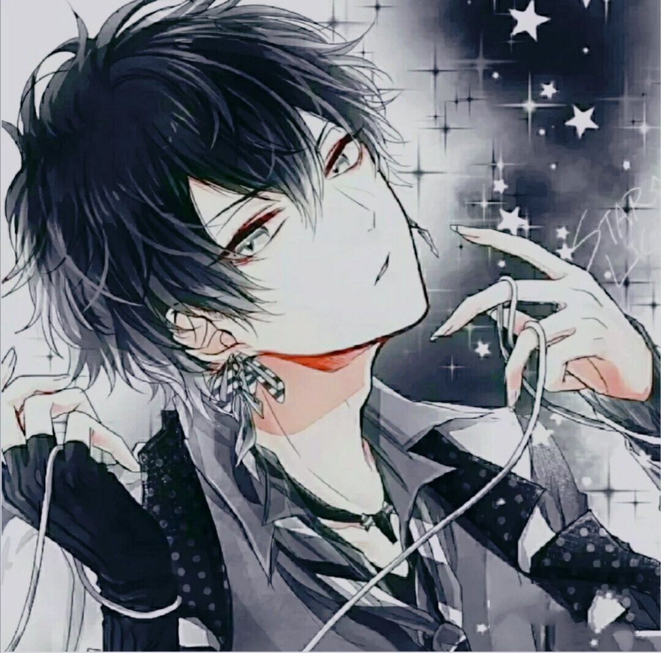 暗黑系的动漫头像男 暗黑系动漫男头像