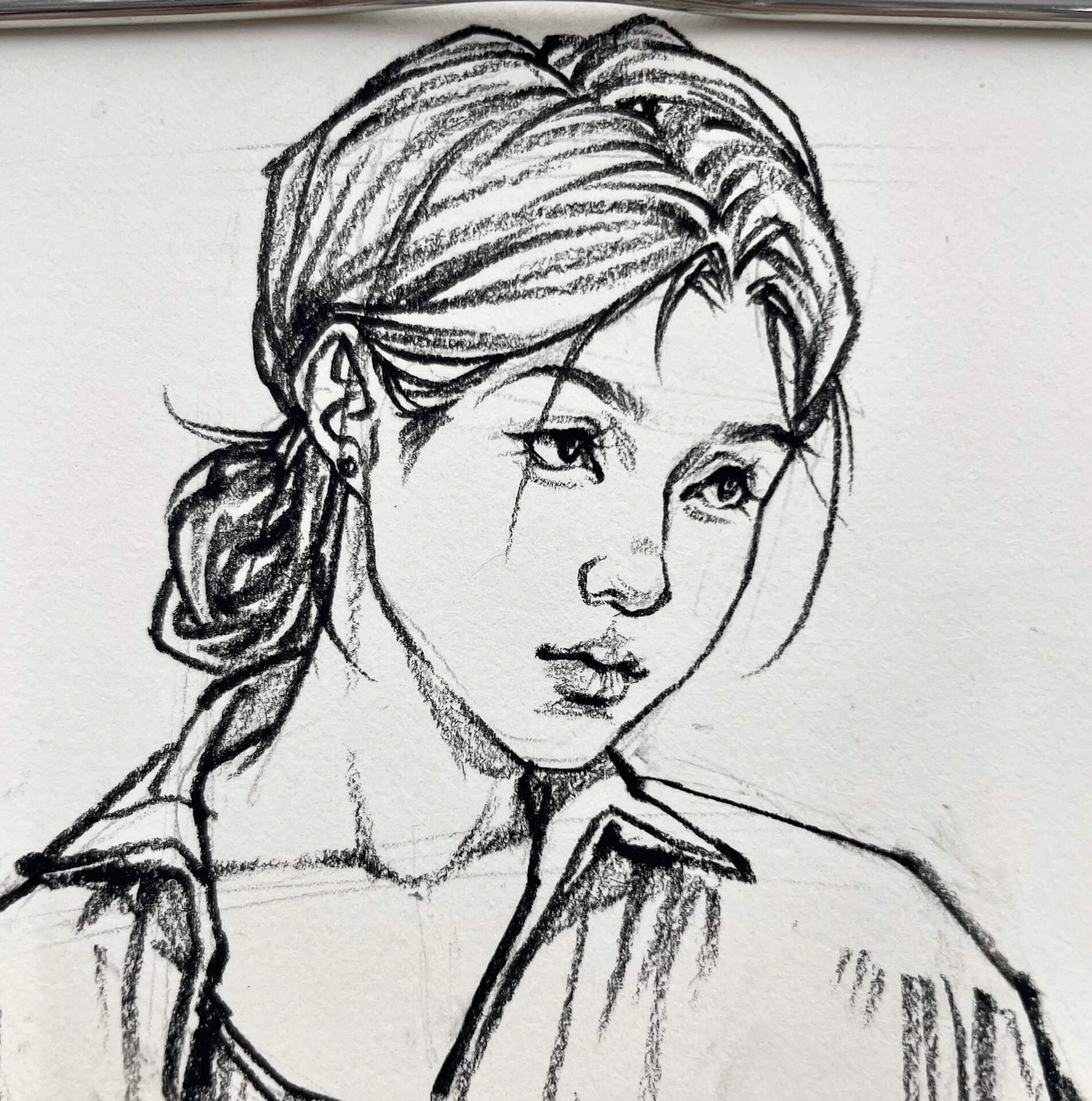 线性速写头部合集②