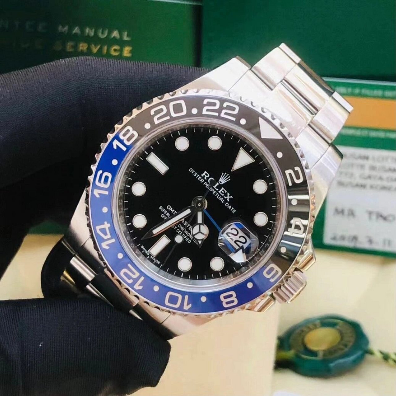 今日手表/劳力士格林尼治 劳力士格林尼治ll国米圈m116710blnr-0002