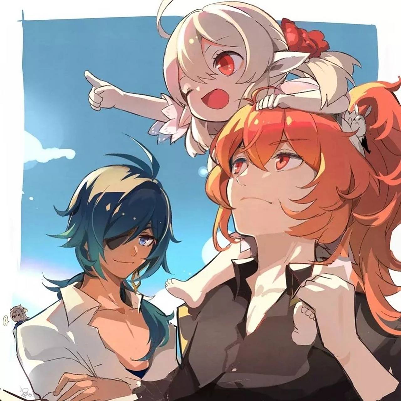 原神羽枭组迪卢克凯亚cp