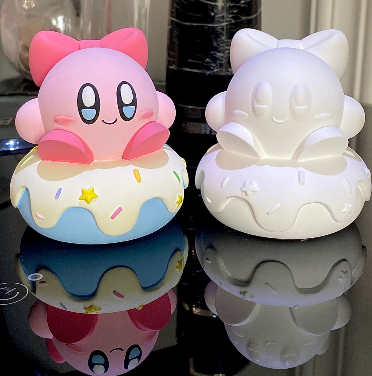 96 石膏娃娃   |  甜甜圈星之卡比涂色分享 模具来自@03咕噜咕噜