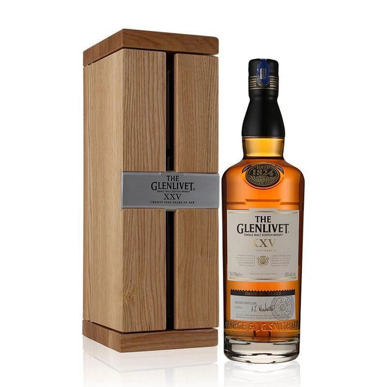 格兰威特25年单一麦芽苏格兰威士忌 glenlivet xxv 25 years of age