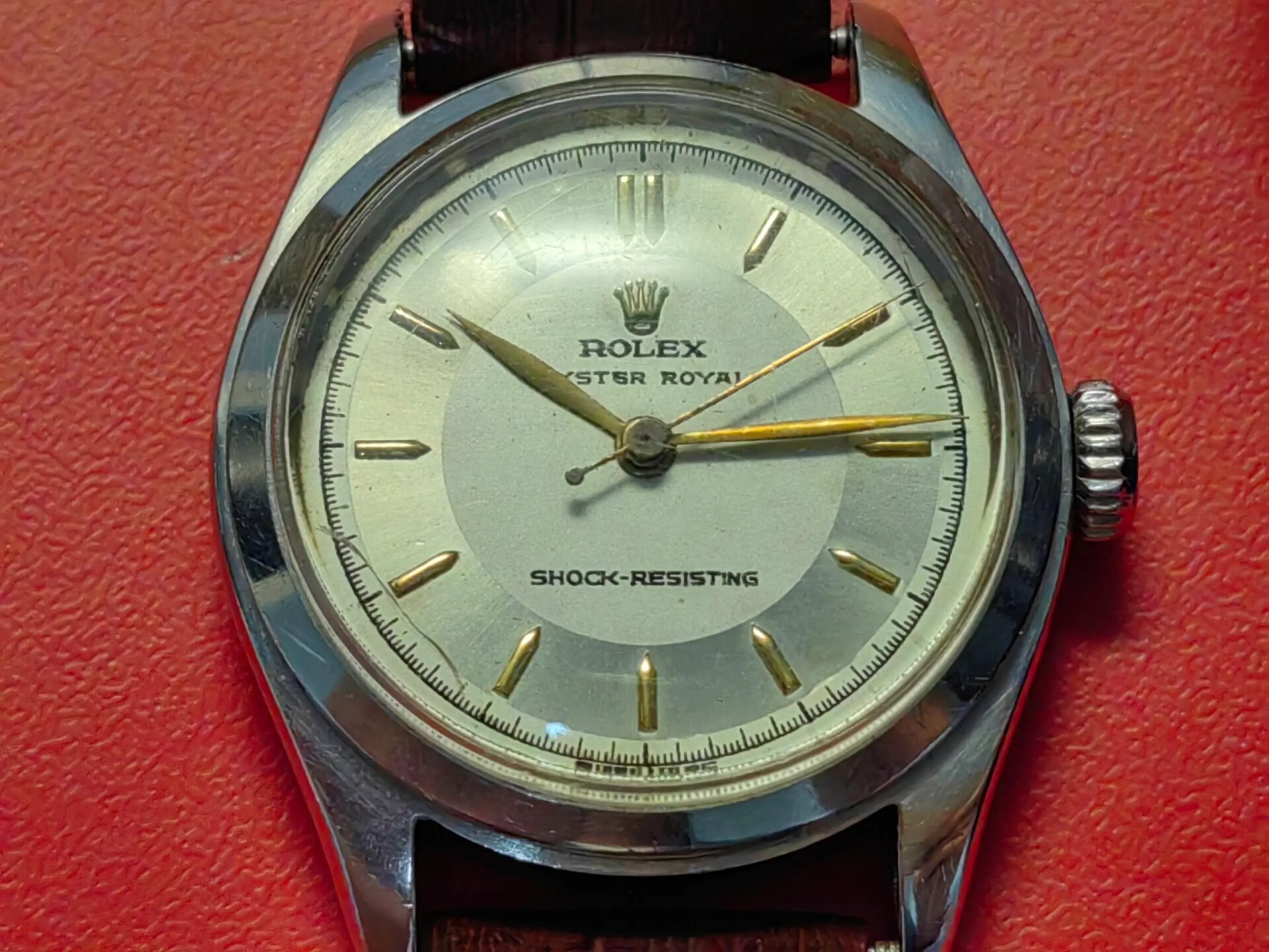 1950年代古董劳力士 球友珍藏,一只蚝式手动古董劳力士,大约年份,1950