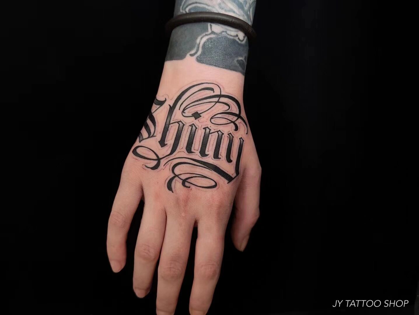 手臂纹身|奇卡诺花体字|纹身图案