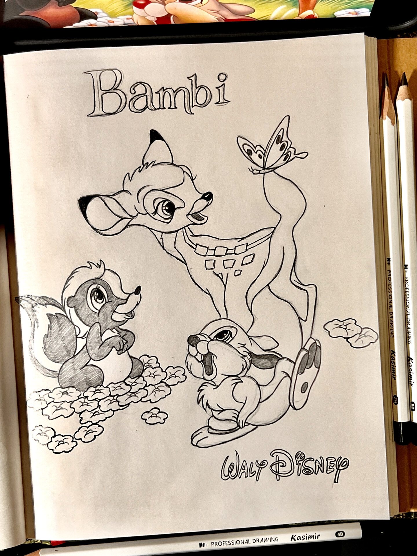 迪士尼速写|小鹿斑比