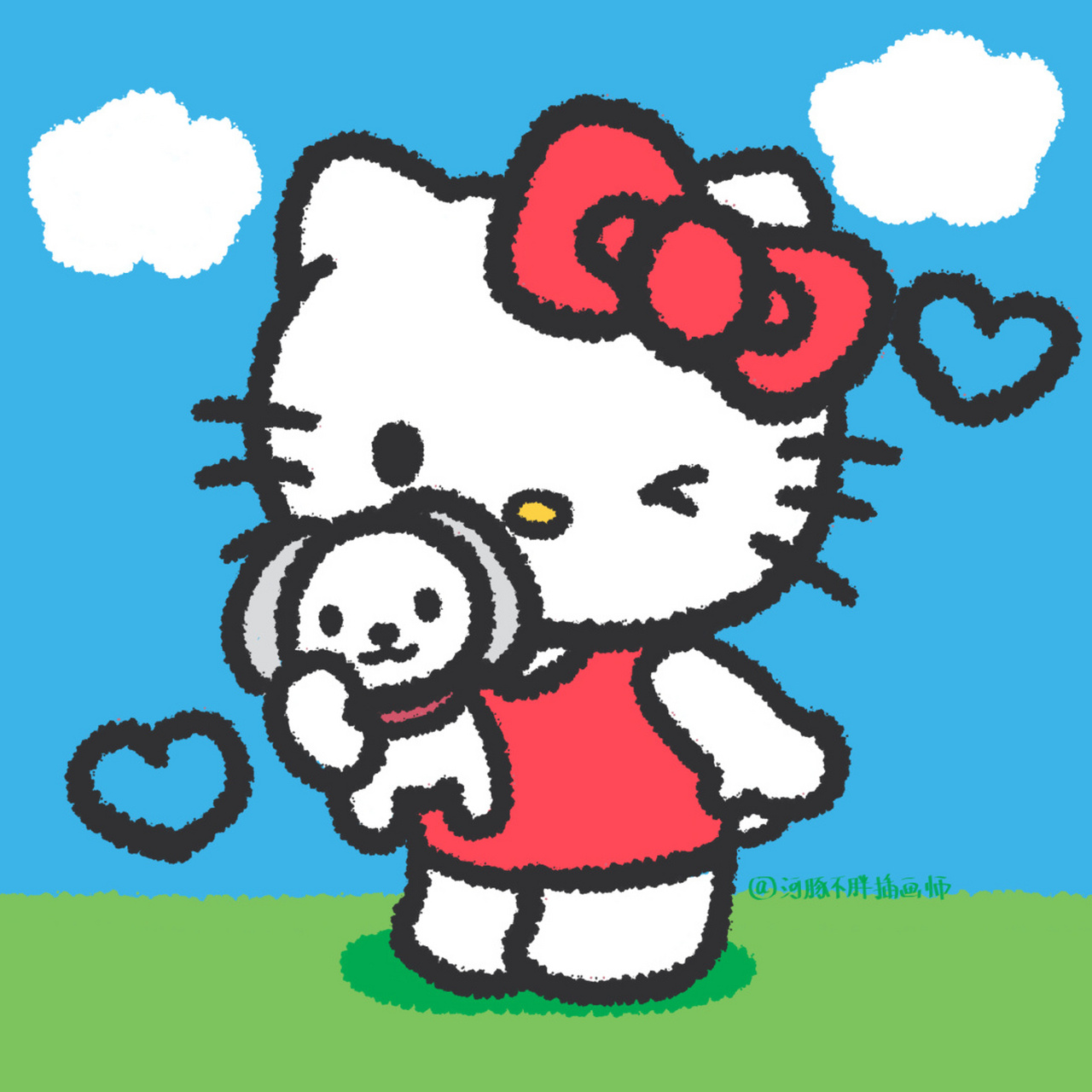 优质情头# #情头分享# #hellokitty# #可爱情头# #头像# #情侣头像