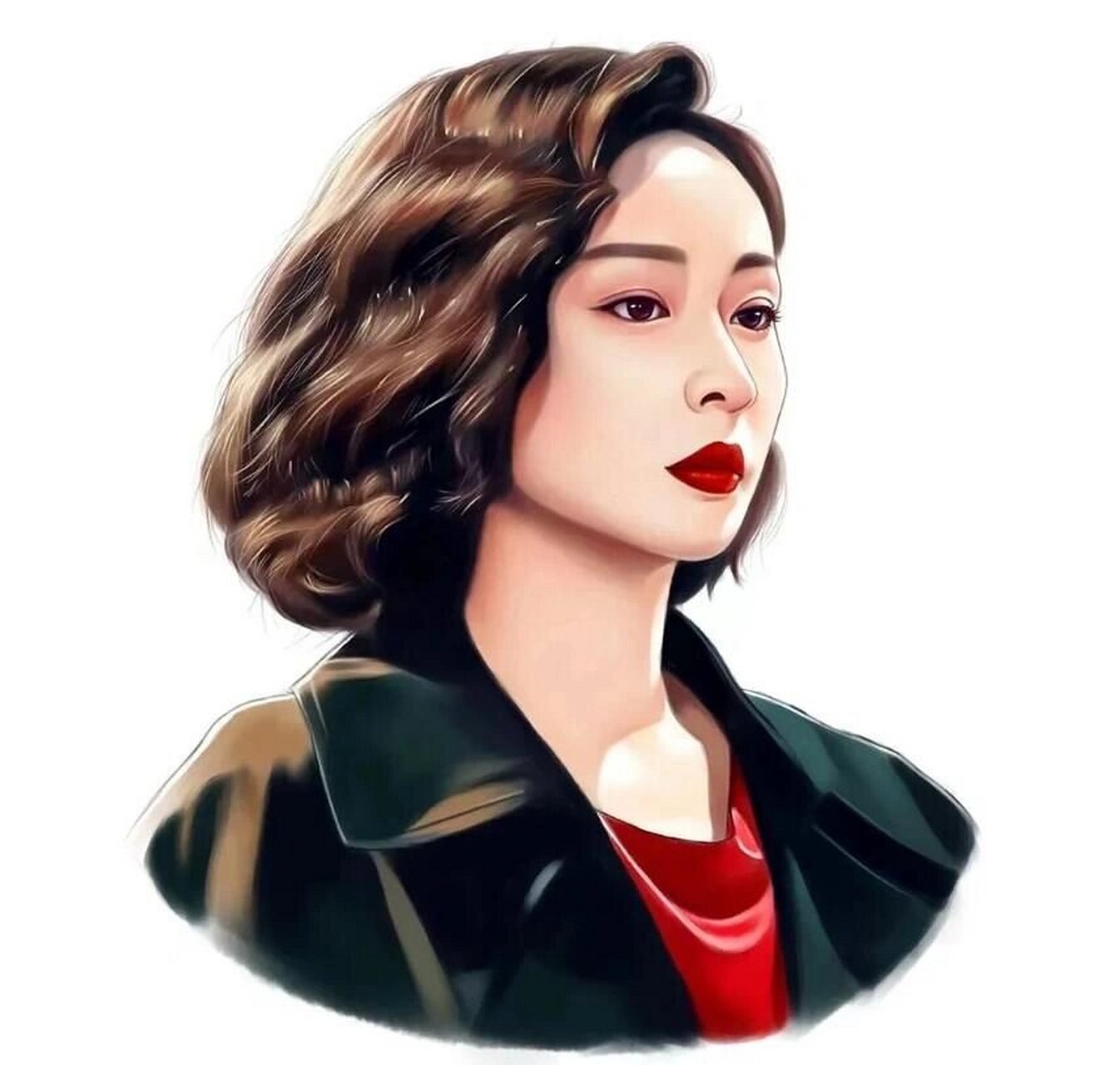 独一无二的手绘头像很有味 更新这组根据真人照片手绘而成的写实头像