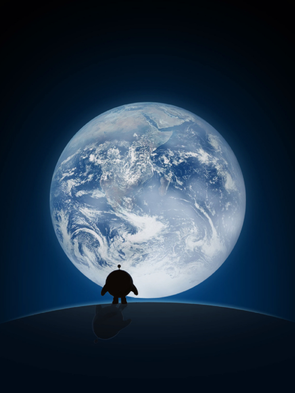 猜猜这背影是哪只蛋 蛋仔人专属微信壁纸  是谁把蛋留在月球上啦!