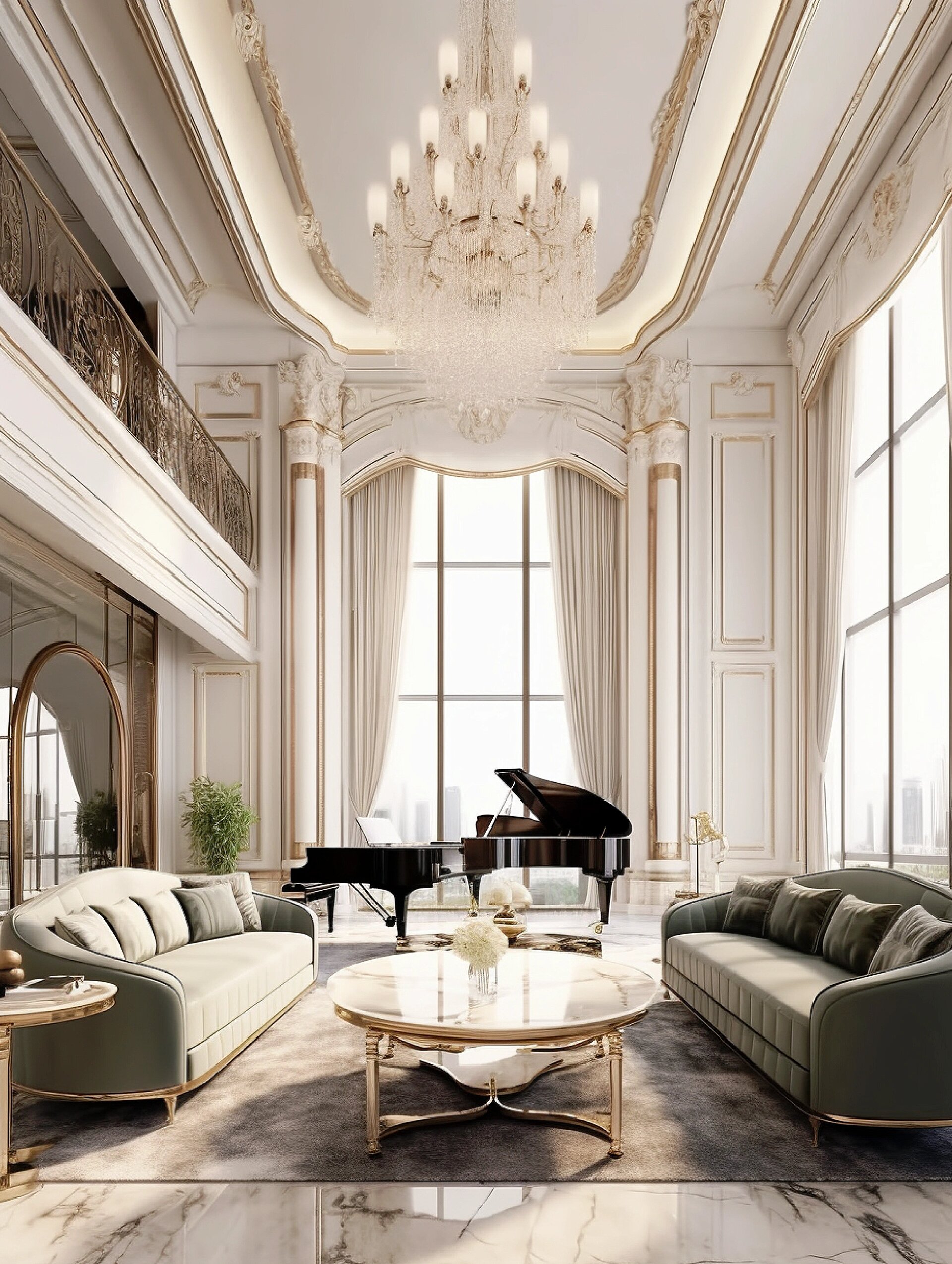 400㎡现代别墅遇见法式78遇见浪漫生活