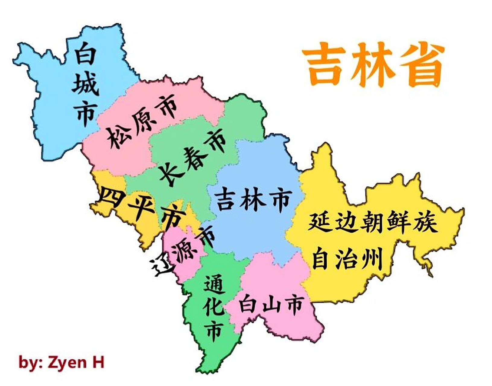 吉林地图