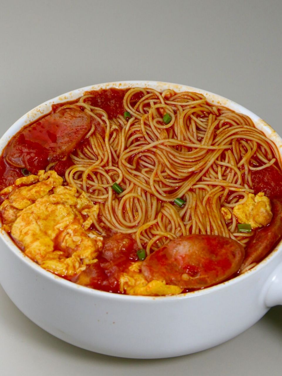 番茄鸡蛋打卤面这么做,简单好吃97 下班回家吃一碗热腾腾面条,超级