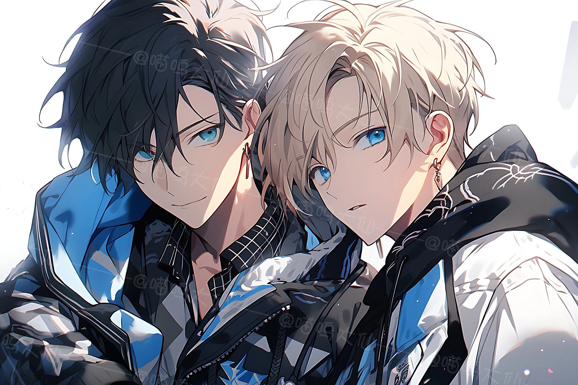 两个男孩子|情侣头像|男生头像 加91自助取兔