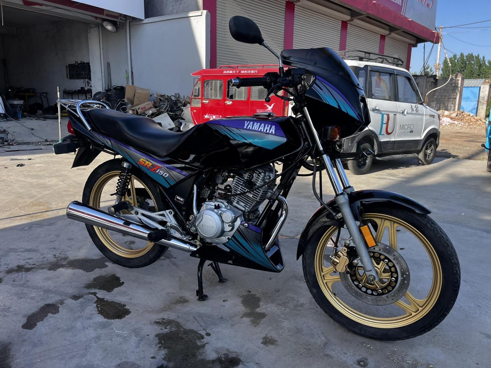 极品成色雅马哈劲豹150,全车原版,轮胎后视镜都是原装的,可遇不可求的