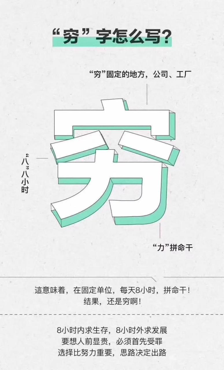 "穷"字怎么写?