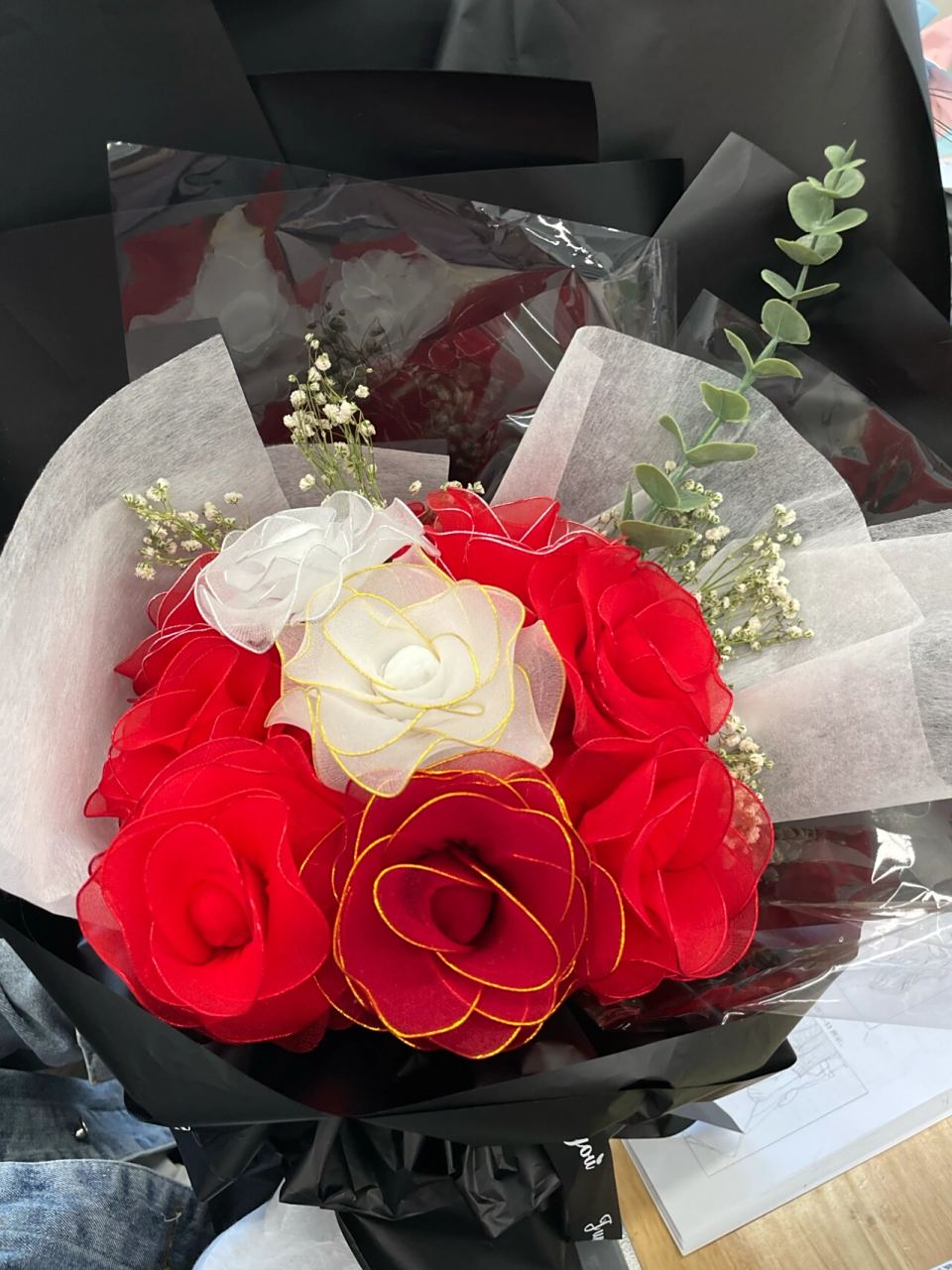 超级仙的纯手工丝网花 制作教程玫瑰手捧花 绝绝子优秀作业分享