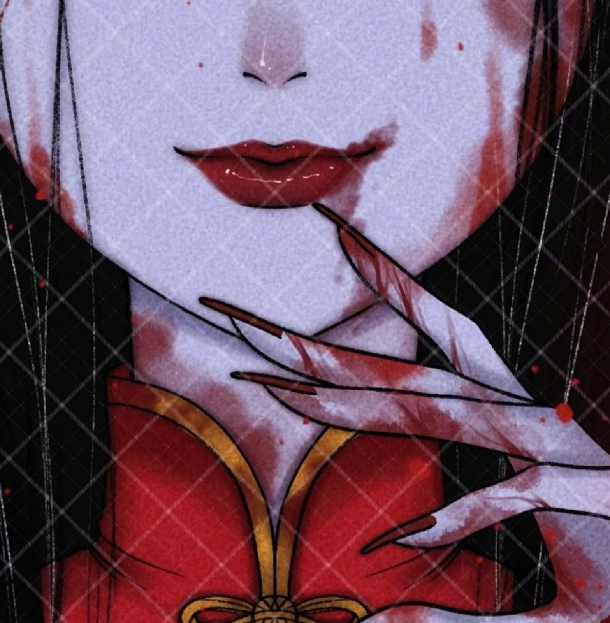 女鬼恐怖头像.
