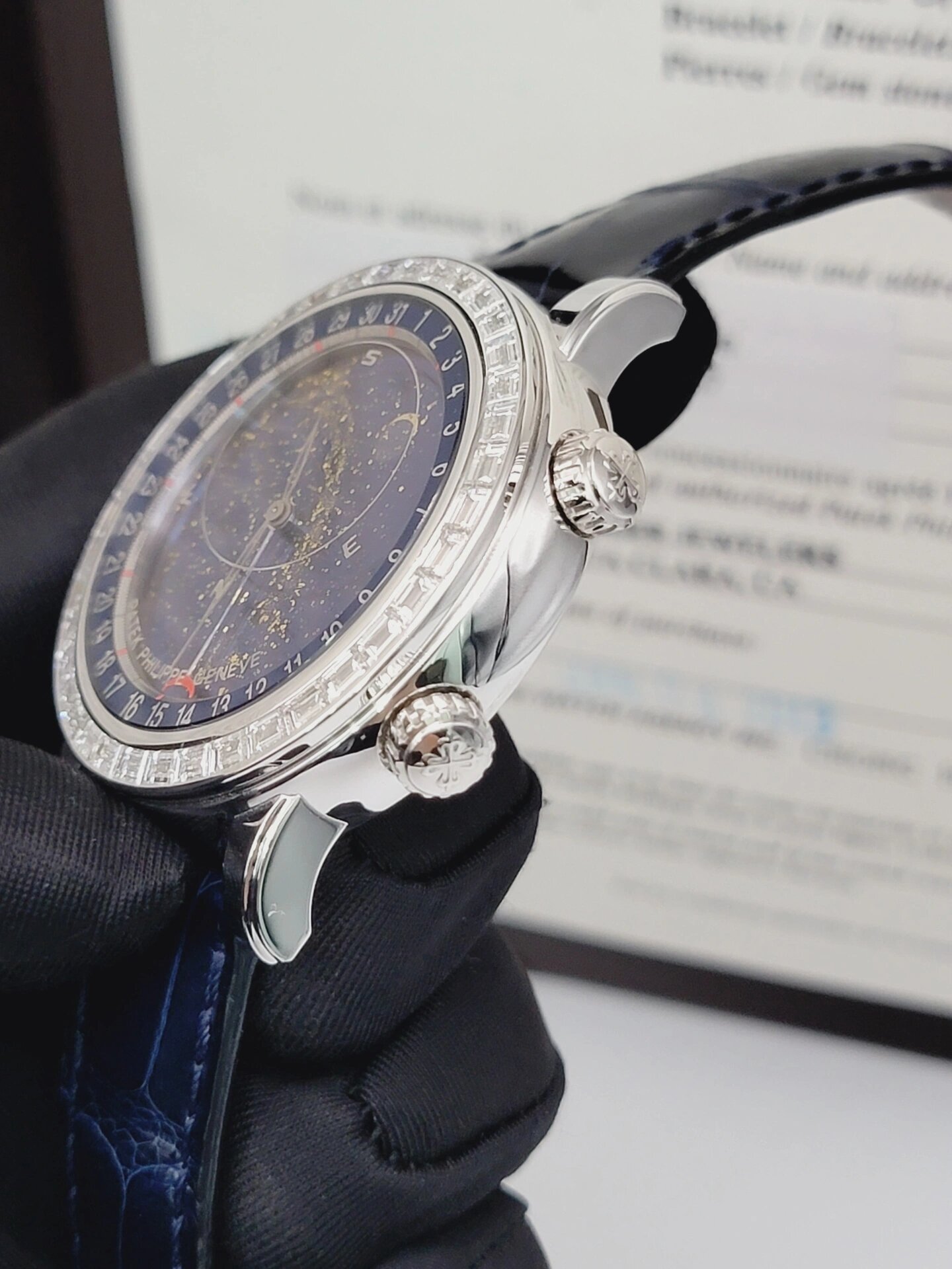 新买 百达翡丽6104g星空 13年冲新全套 现货