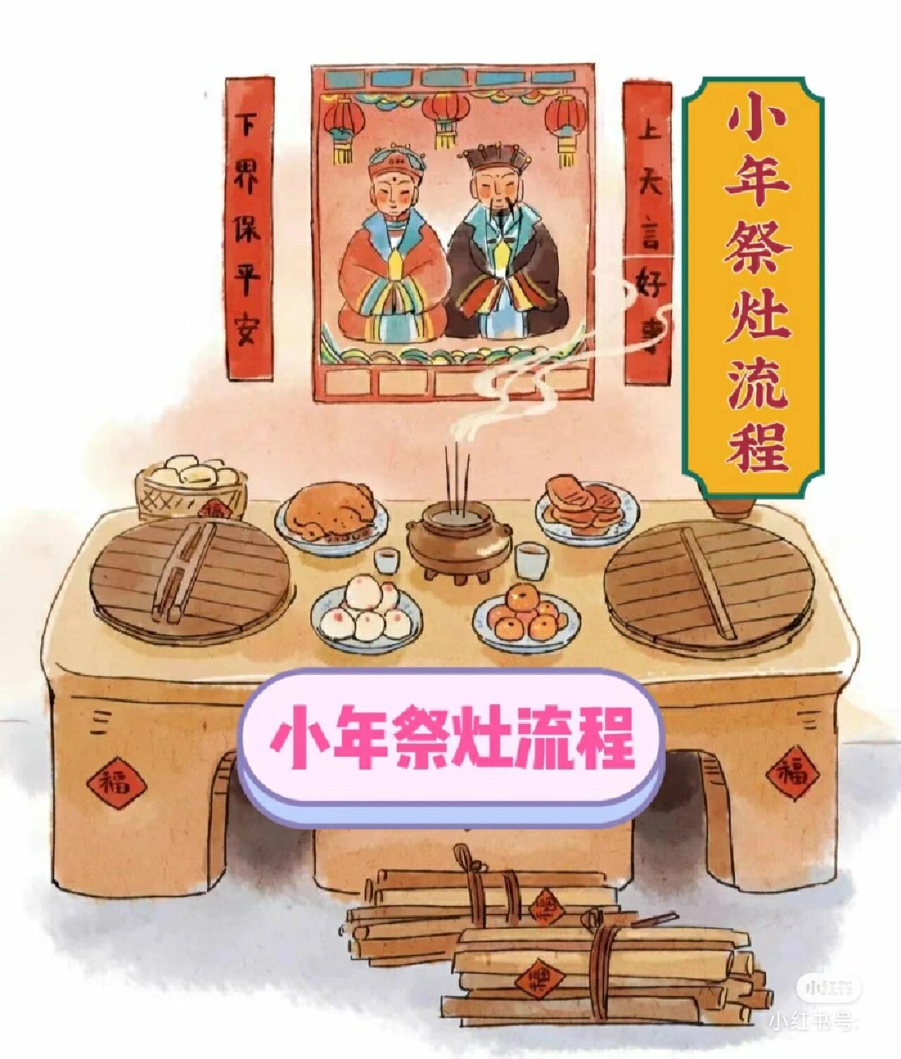 农历腊月二十三祭灶神