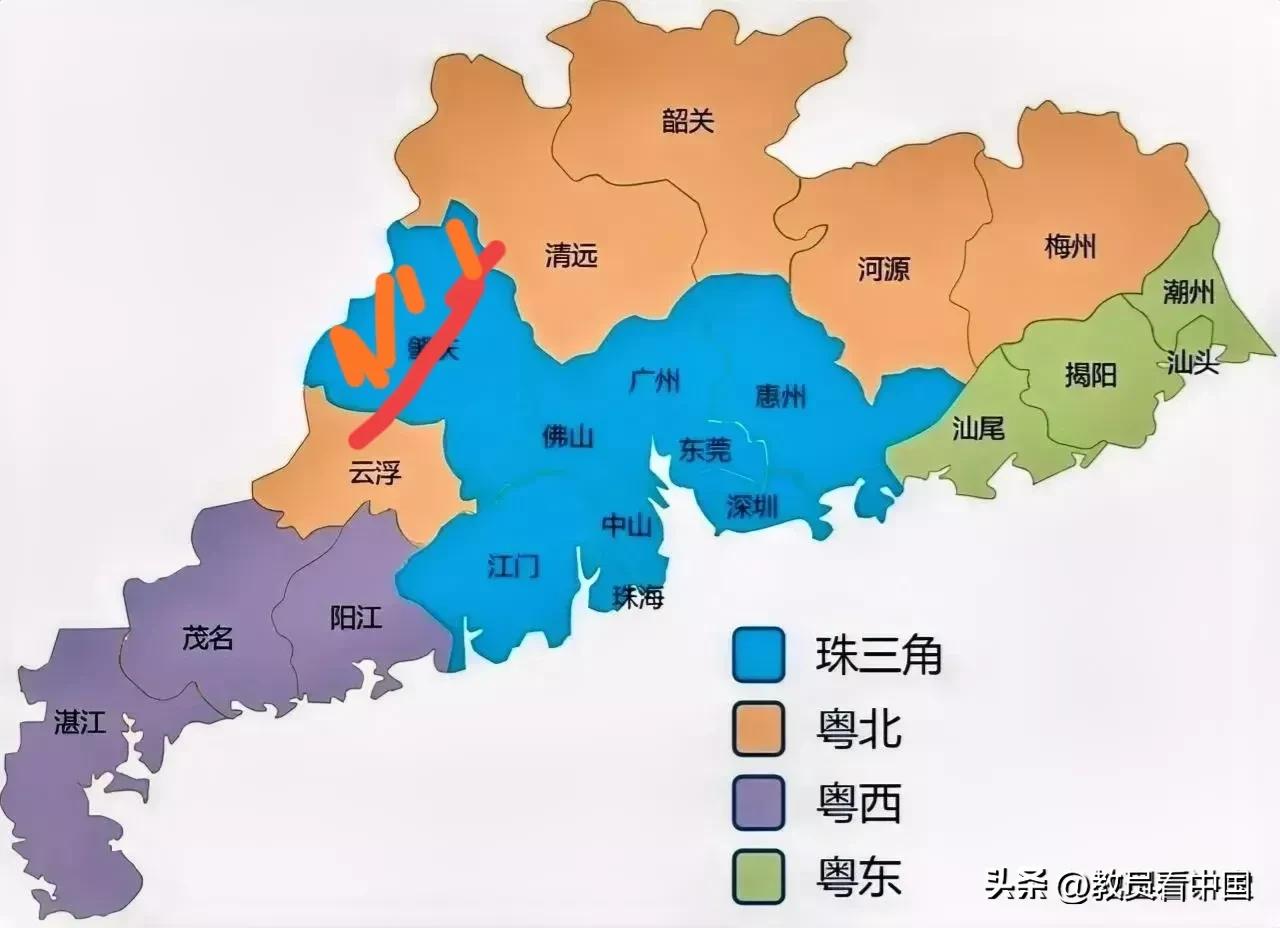 云浮到底是属于粤西还是属于粤北.@教员看中国的动态