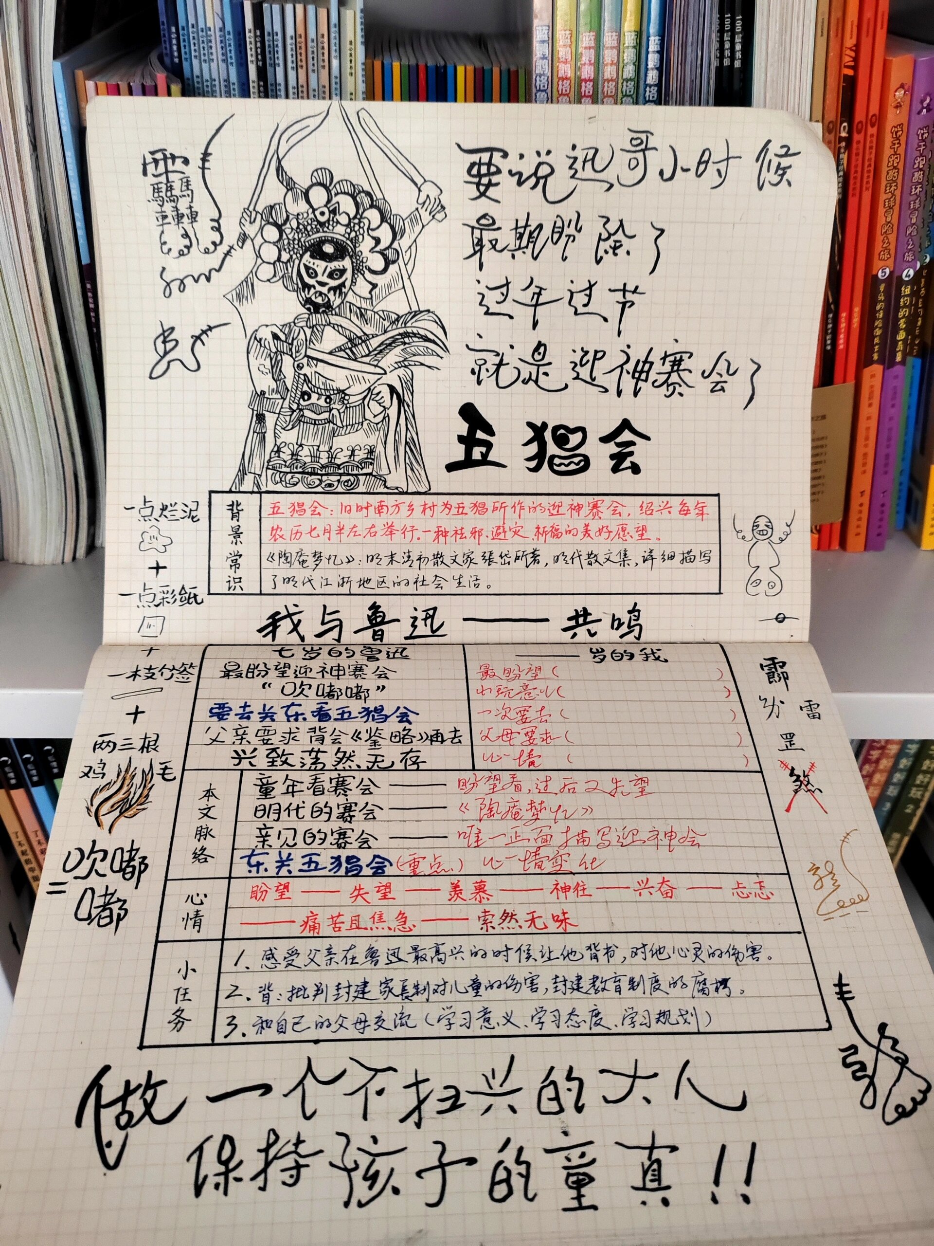 《朝花夕拾》名著精读《五猖会》读书笔记