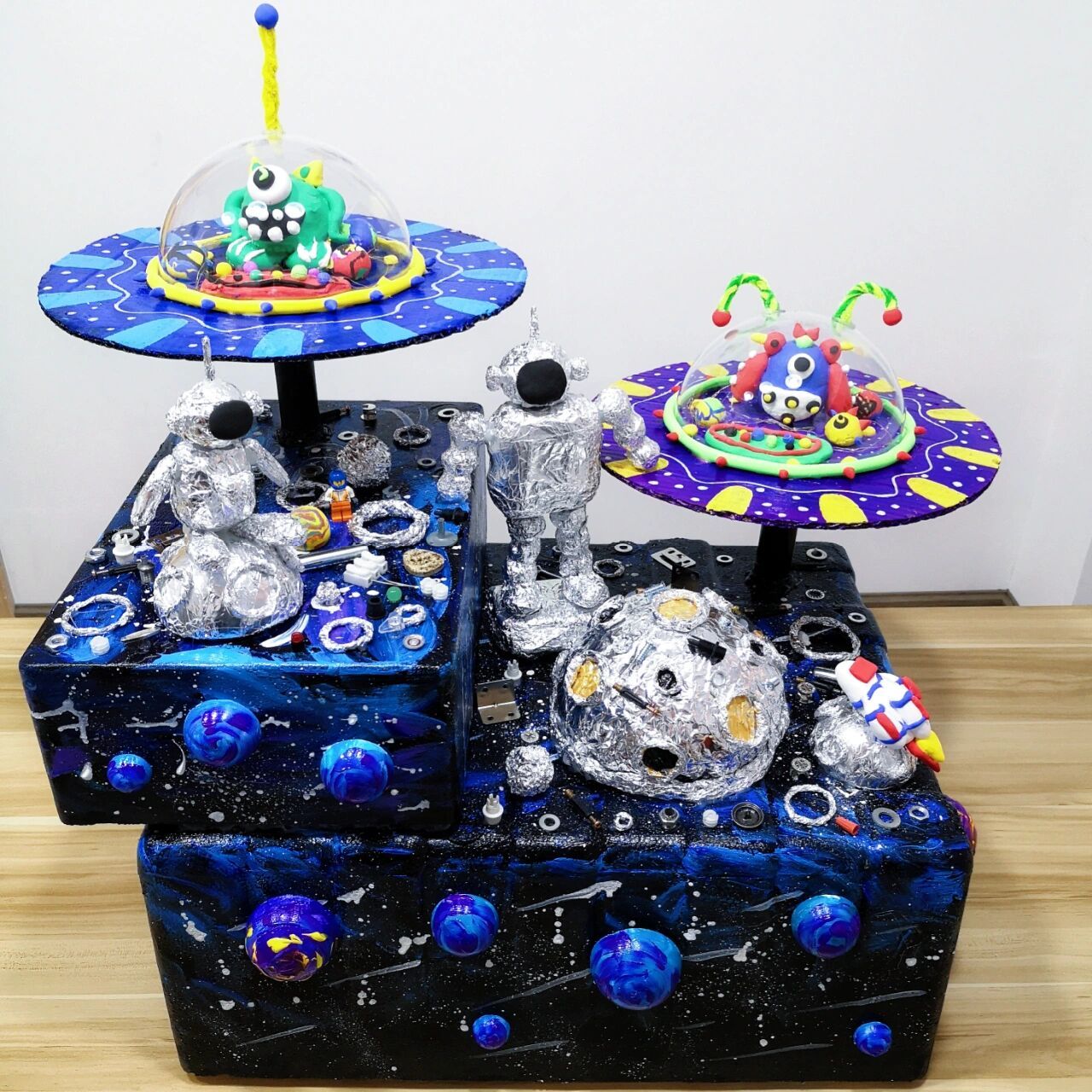 宇宙探索废物利用手工 宇航员手工接单 宇宙探索 星空 宇宙飞船 宇航