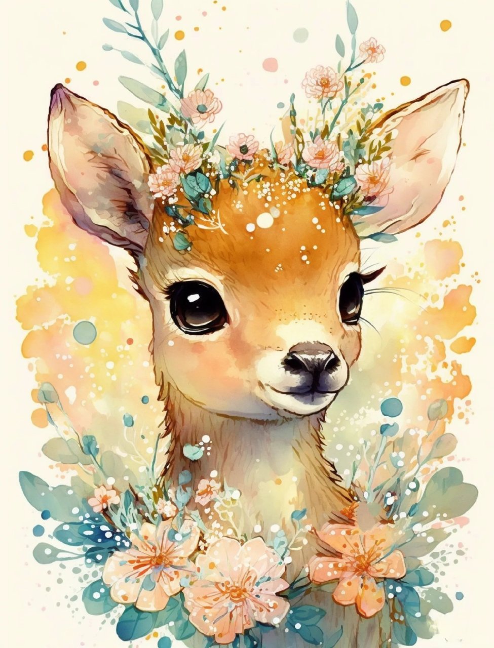 ❤️小鹿仙子❤️ 小梅花鹿的眼睛超级漂亮耶