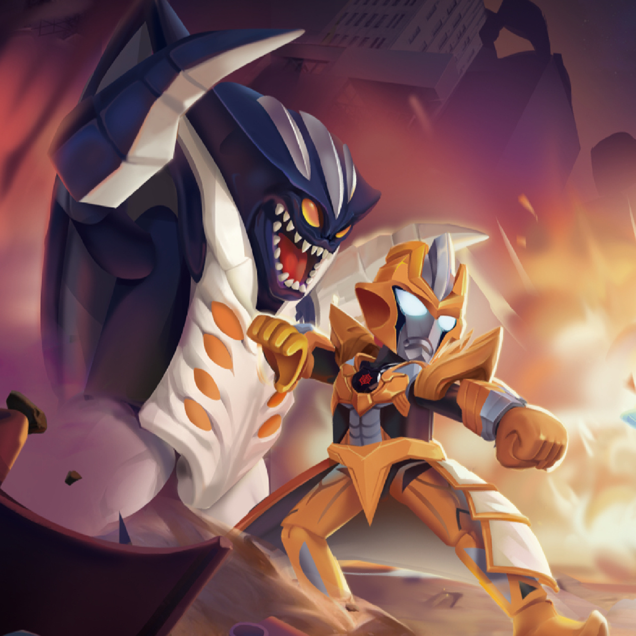 布鲁可奥特曼积木插图 奥特曼打怪 biubiubiu