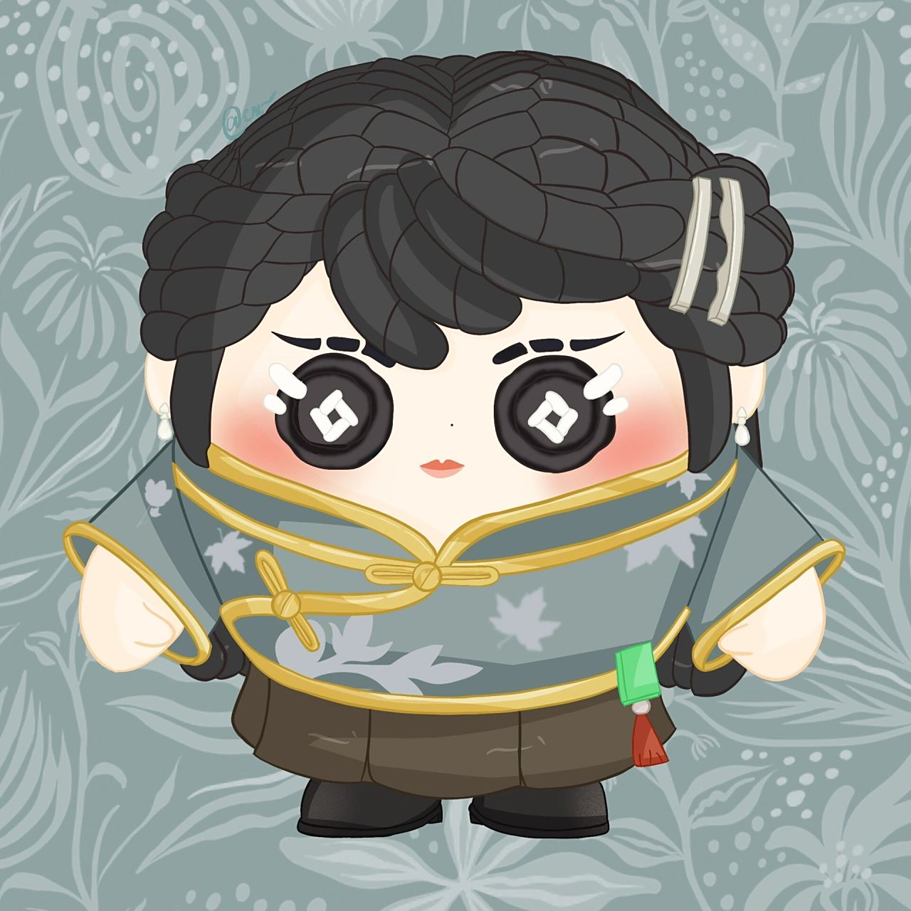 蛋仔派对联名第五人格:古董商(简笔画)