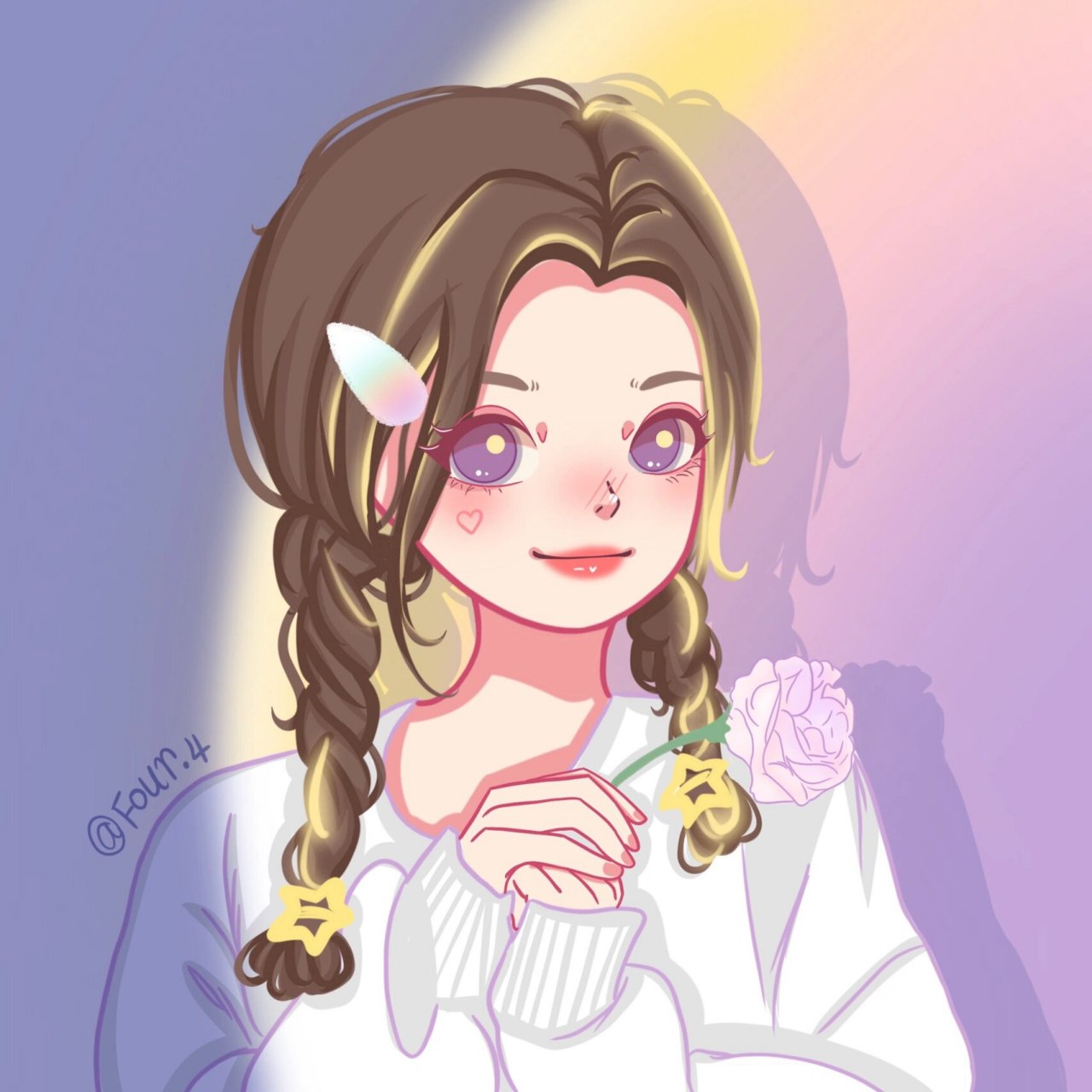 卡通头像|白鹿 笑的是白梦妍关我白鹿什么事!