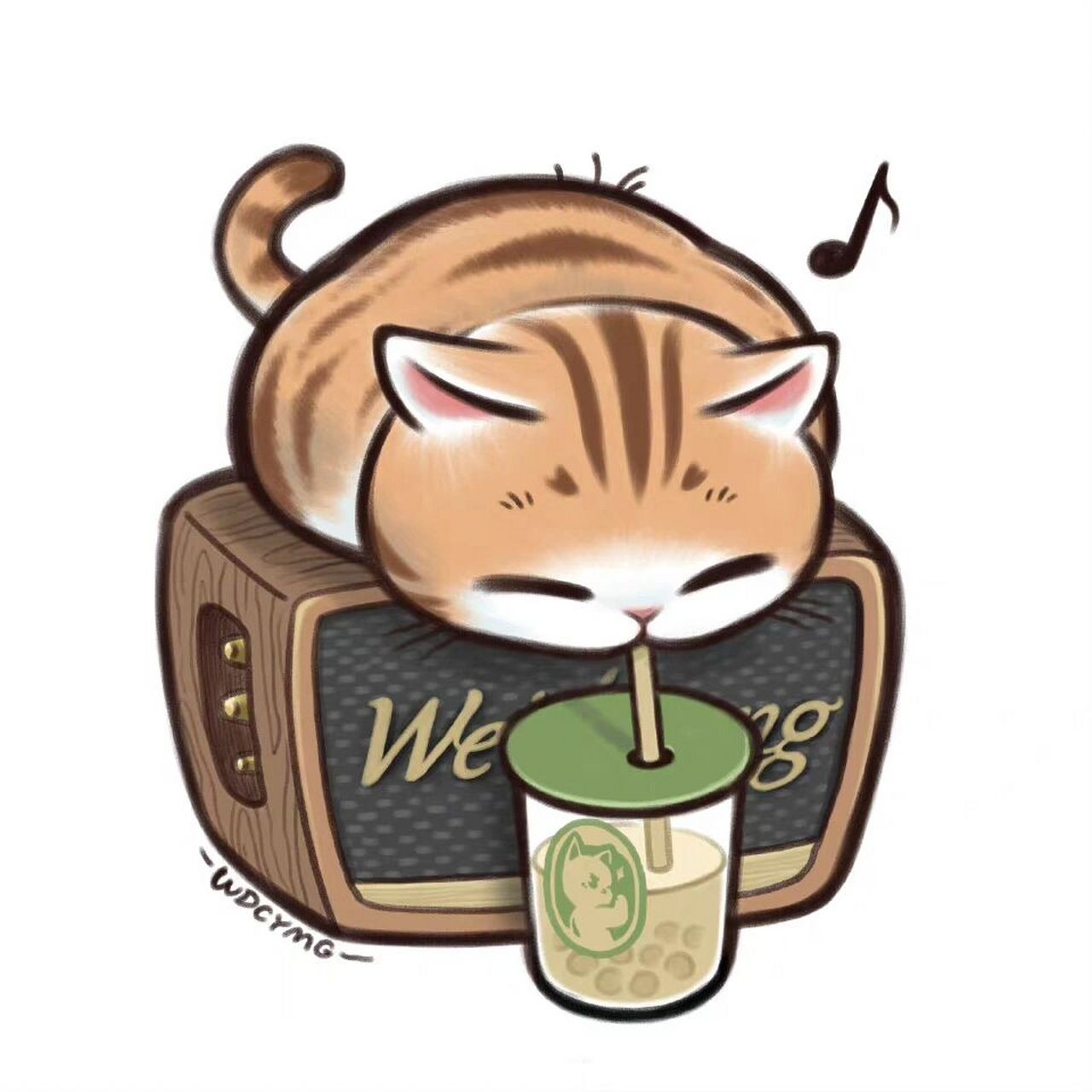 超可爱的橘猫头像