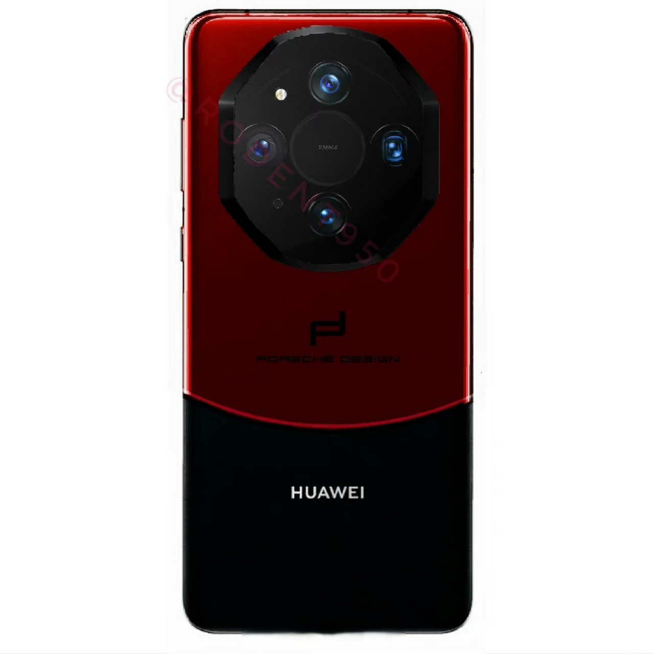 华为mate60保时捷设计长这样?这配色看起来还挺骚气[笑哭]