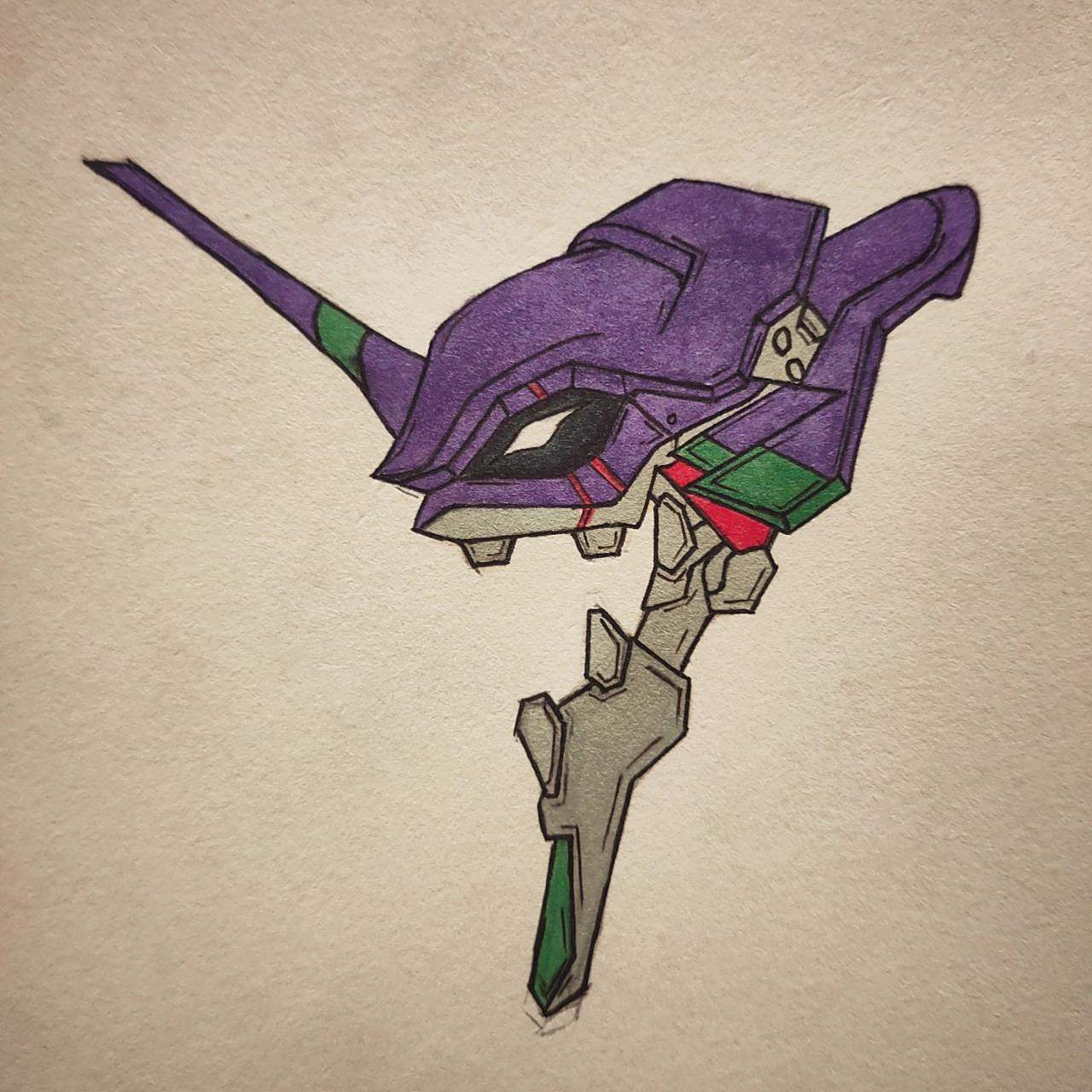 手绘【初号机】 手绘【初号机】