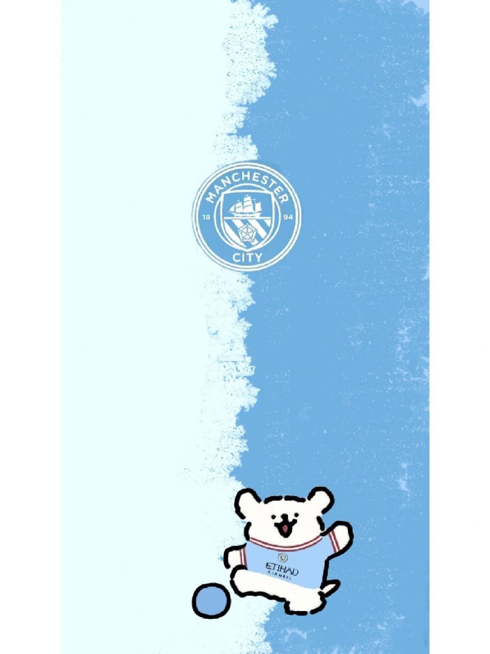 曼城壁纸 曼城蓝真好看,世界上最好看的蓝色 买菜加油加油