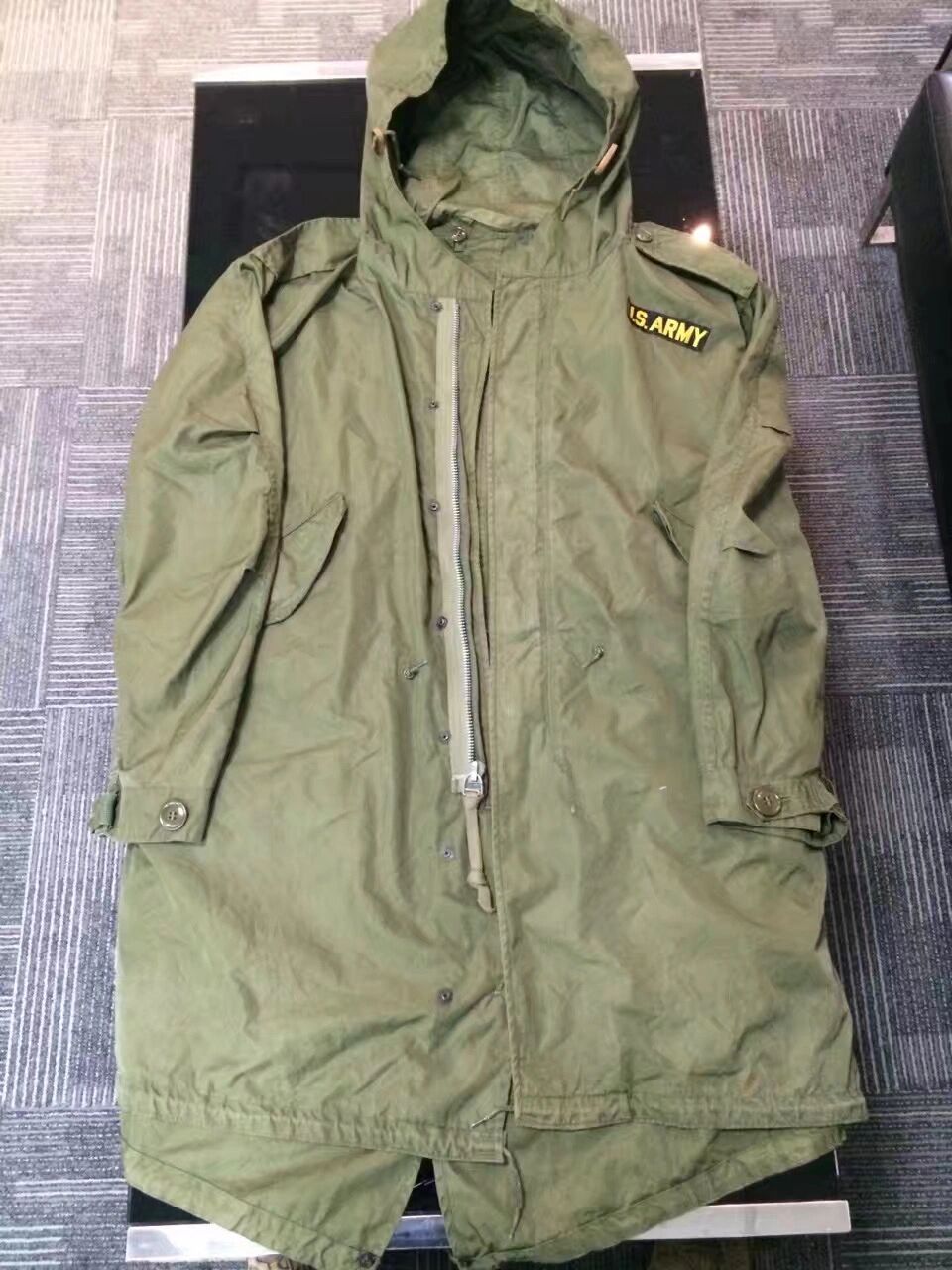 美军m51风衣原品 原版美军m51鱼尾风衣----众多潮牌儿款的老祖宗,经典