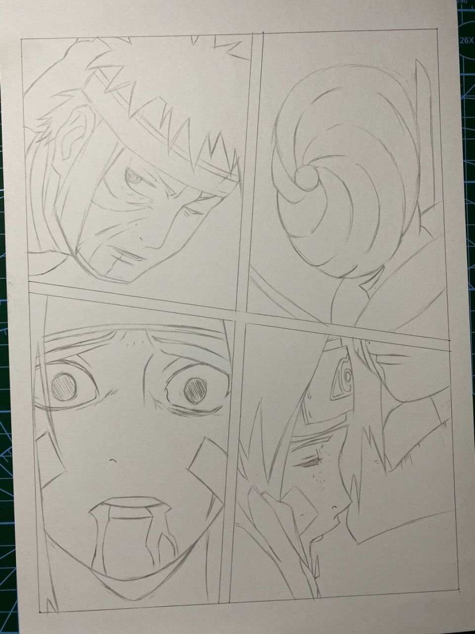 火影忍者# #手绘教程# #带土# 就做一阵风吧,有温柔也有英勇