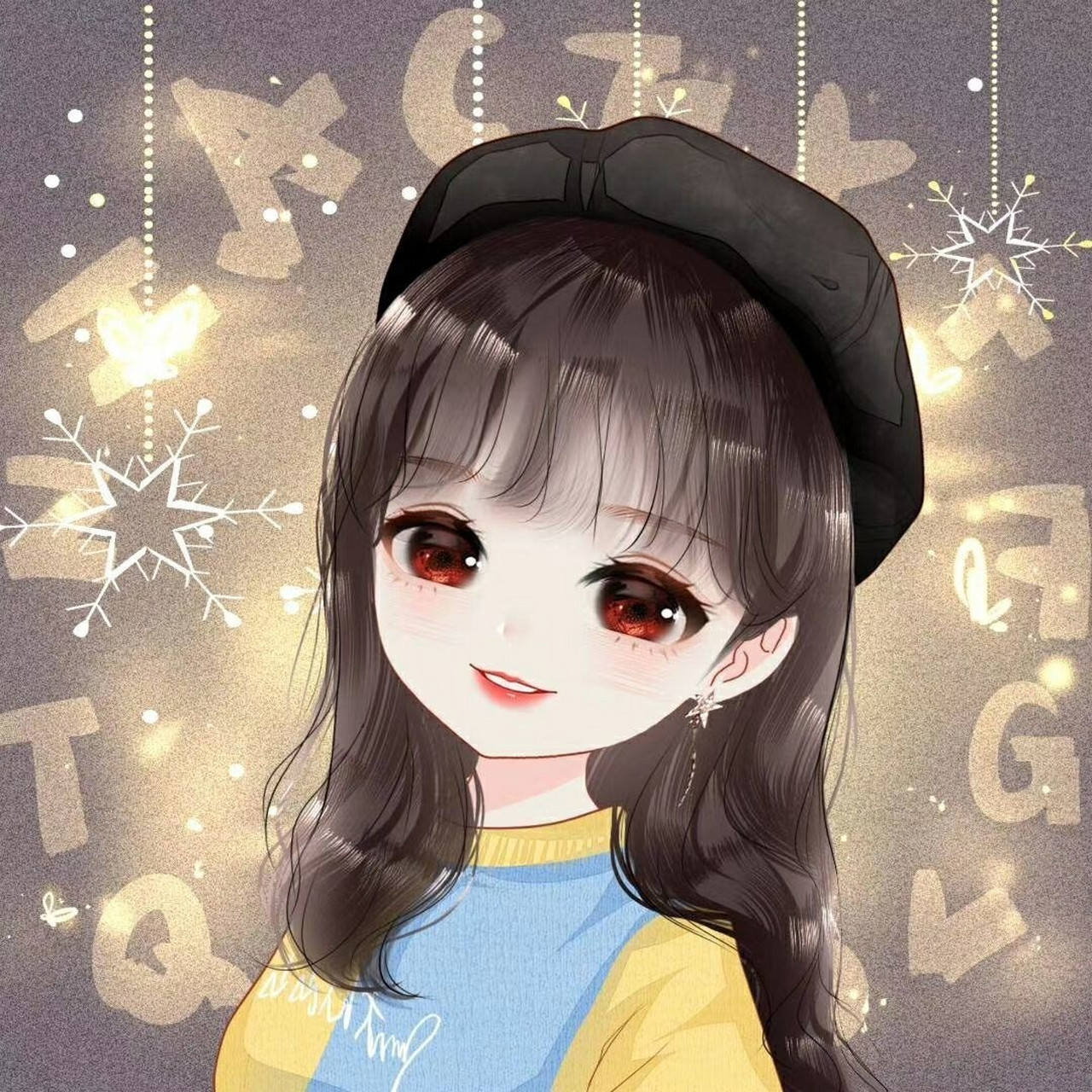 开心每一天,唯美可爱版漫画女生头像分享.