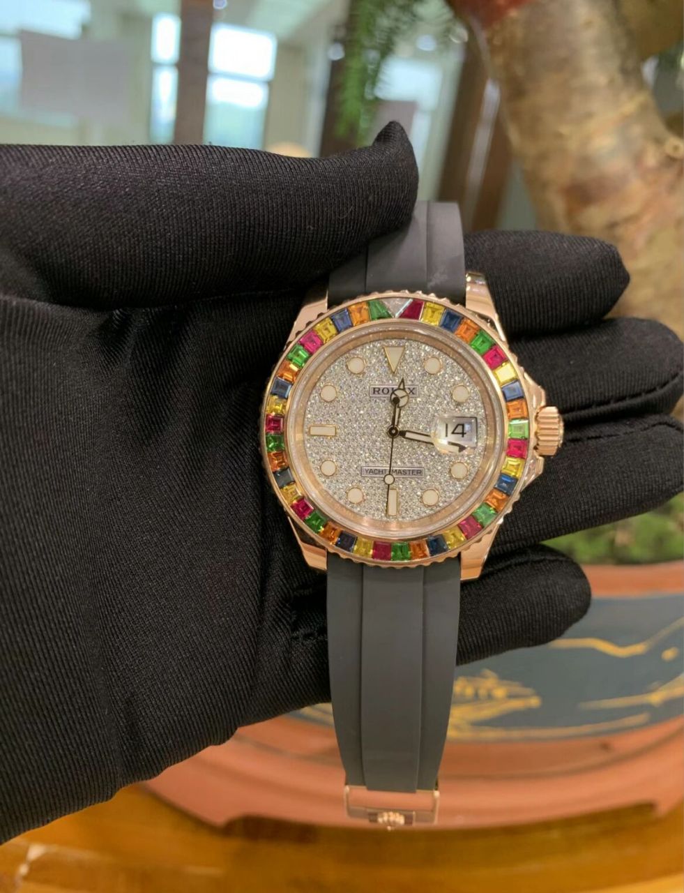 劳力士游艇名仕 116695 糖果满天星18年全套保卡无盒vip款极品成色
