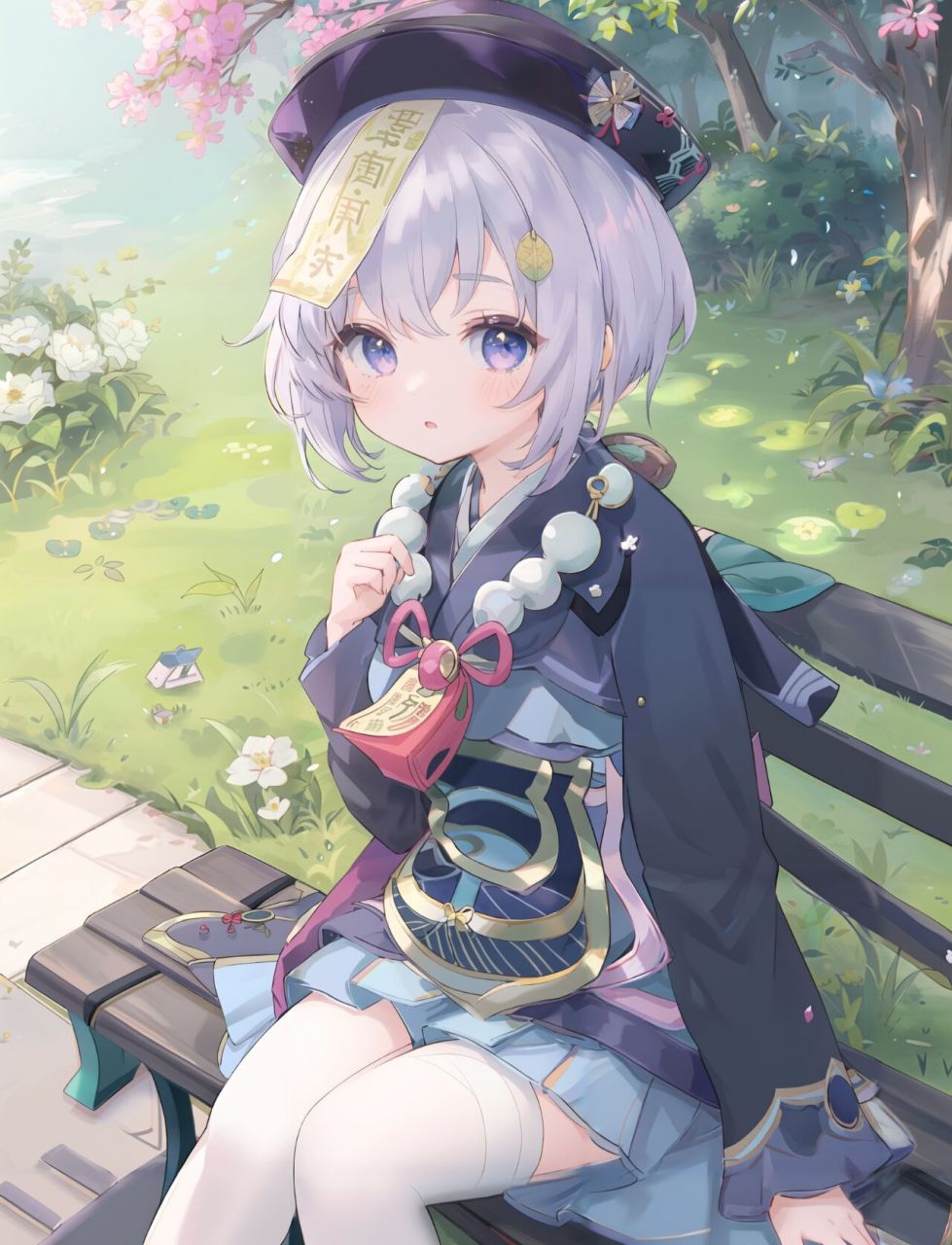 原神|七七小僵尸来喽 可可爱爱的小僵尸,谁不爱呢 天天说要喝椰羊奶的