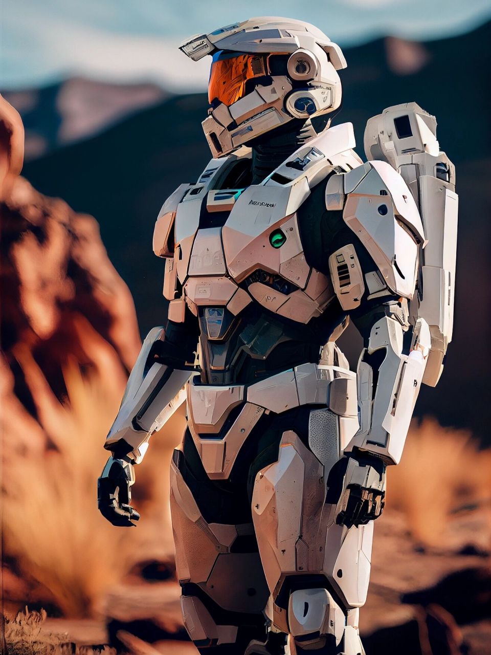 ai生成的超酷机甲宇航员|附超长关键词 关键词:full body, zoomed in